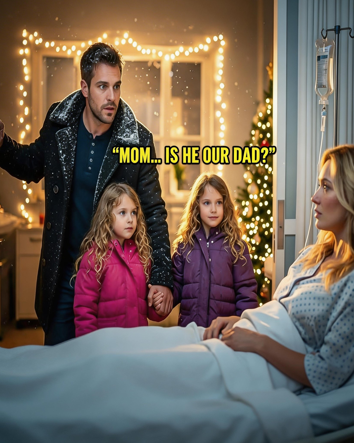 Single Dad Helped Twin Girls Find Their Mom on Christmas Night — Only to Learn He Was Their Father