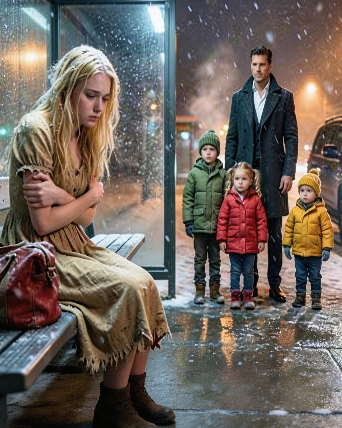 She Was Thrown Out by Her Husband for Being Infertile, Then a Single Dad CEO Asked, “Come with me.”