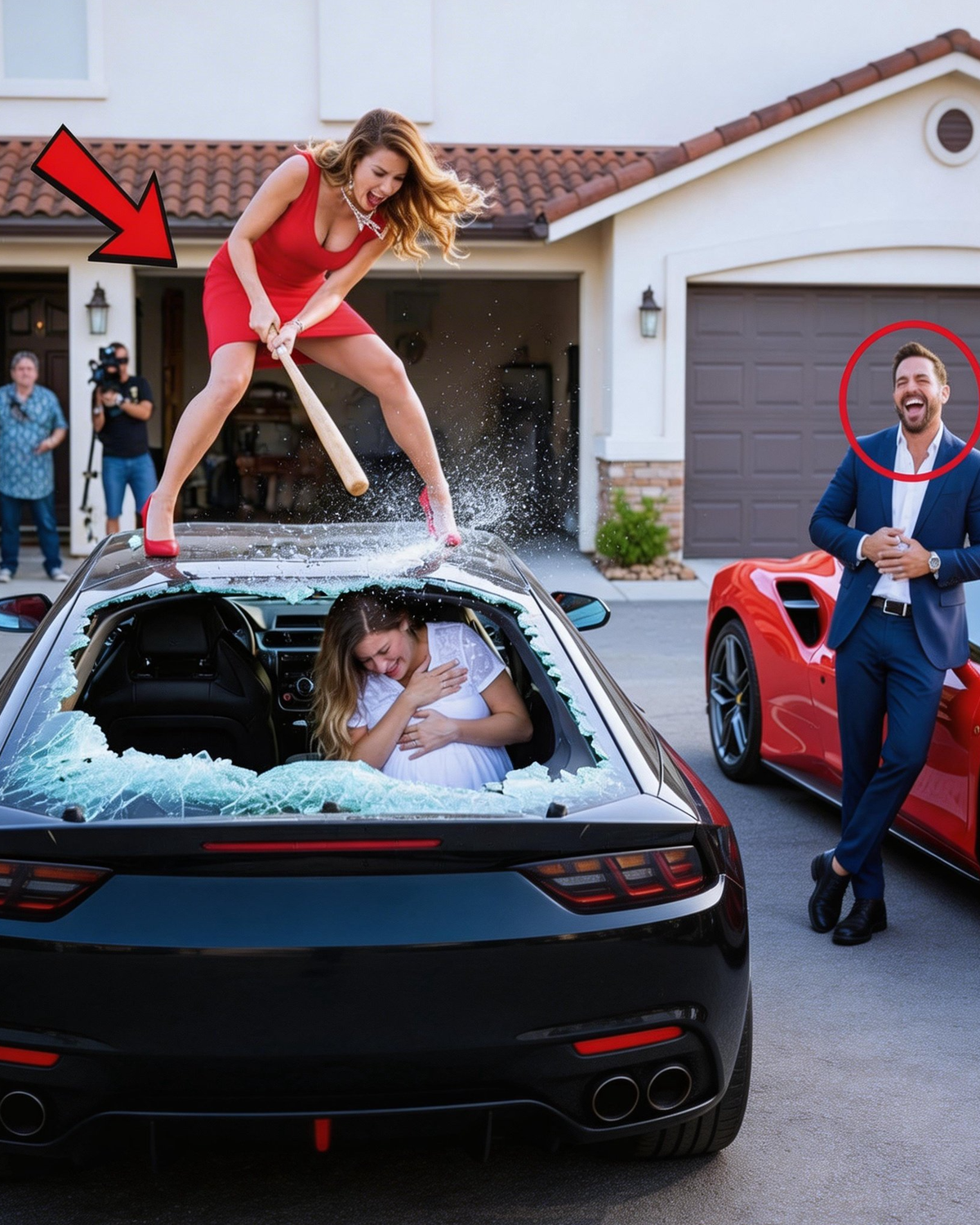 Mistress Destroys Pregnant Wife’s Car—She’s Actually the Police Commissioner’s Daughter!