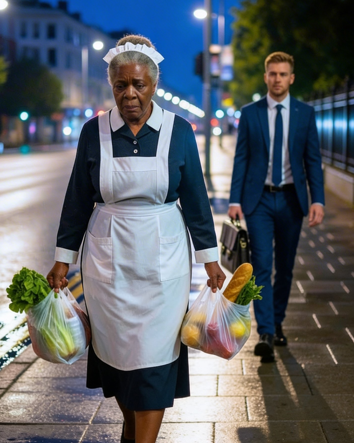 A Young Billionaire Secretly Followed His Old Maid One Evening and Learned a shocking Truth