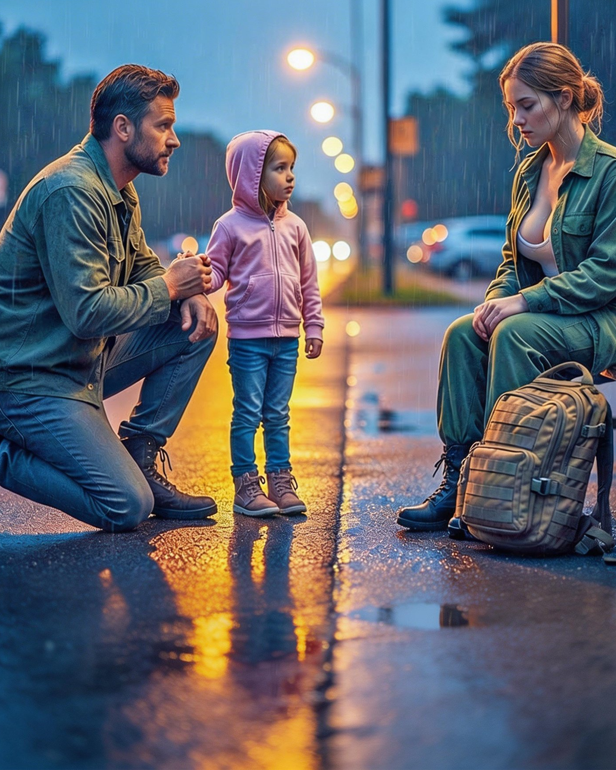 Single Dad Saw a Soldier at the Bus Stop and Said ‘You’re Coming With Me’ — Then Took Her Home…