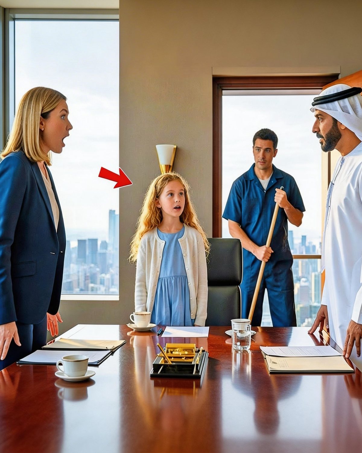 Furious Arab Billionaire Was Leaving — Until the Single Dad’s 6-Year-Old Stunned Him in Arabic