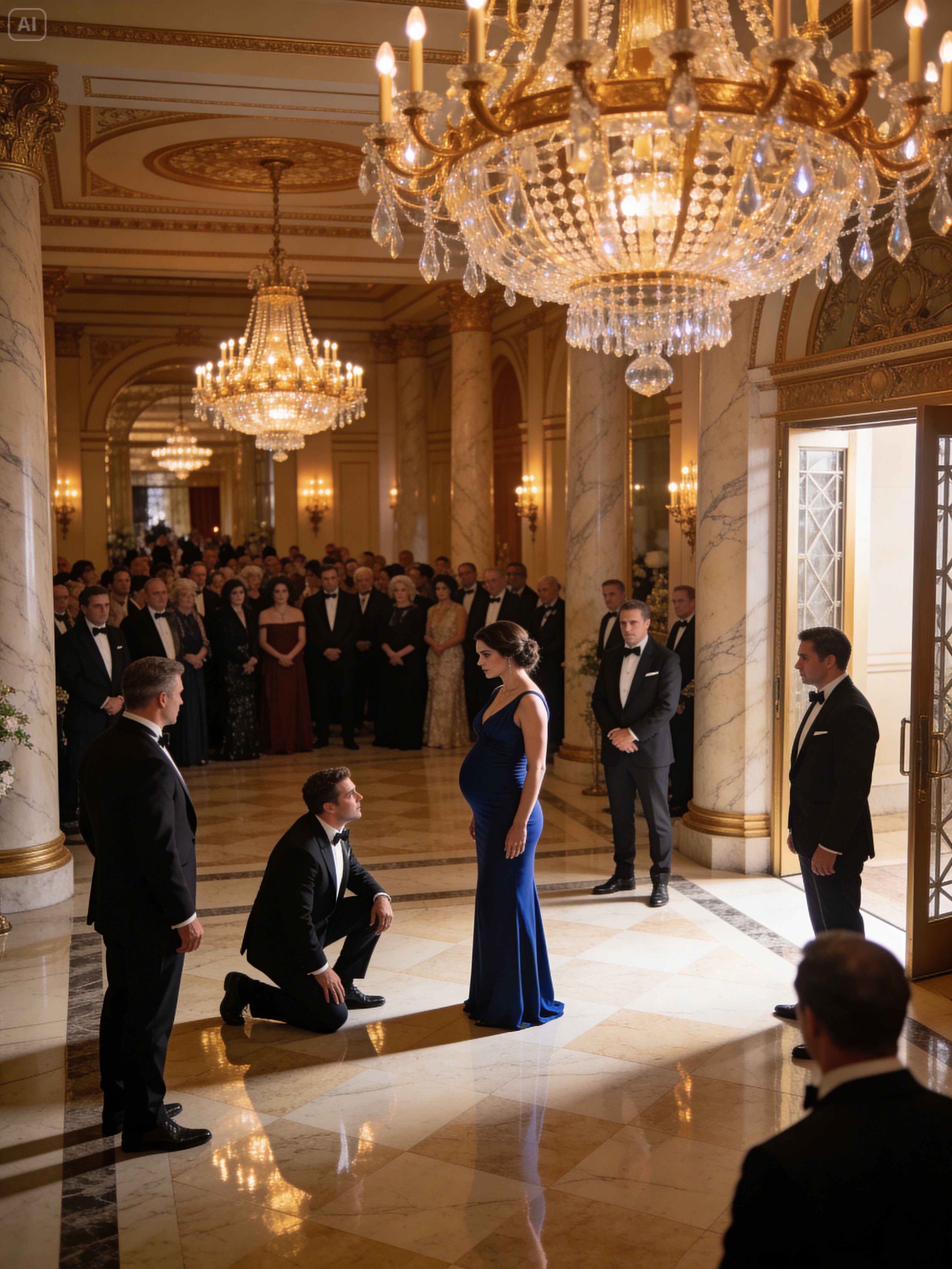 He Hid His Pregnant Wife in the Shadows — Then the Billionaire Brothers Walked In and Called Her Sister