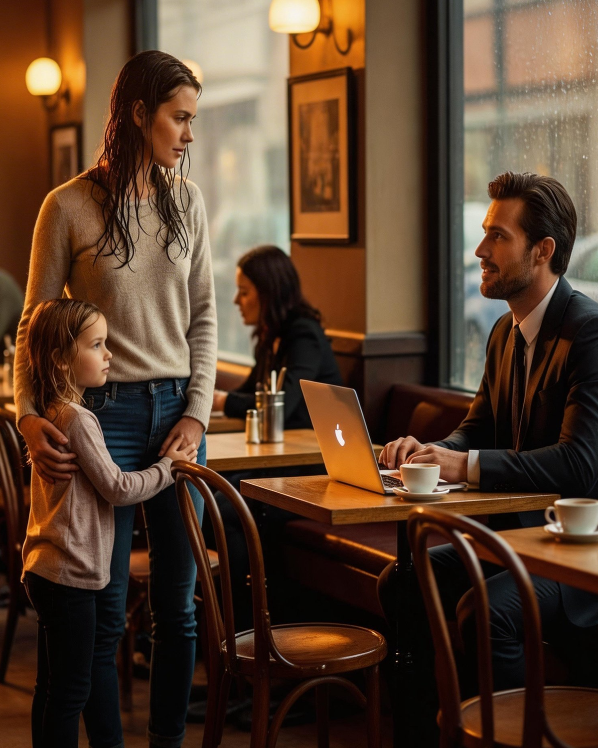 “Can I Share This Table?” Asked the Single Mom — “Only If I Pay the Bill,” Said the Billionaire Boss