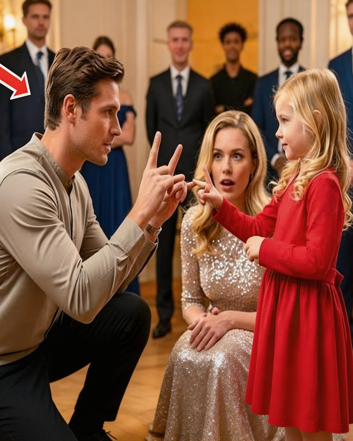 Single Dad Saw Everyone Ignore the Billionaire’s Deaf Daughter, Until He Used Sign Language With Her