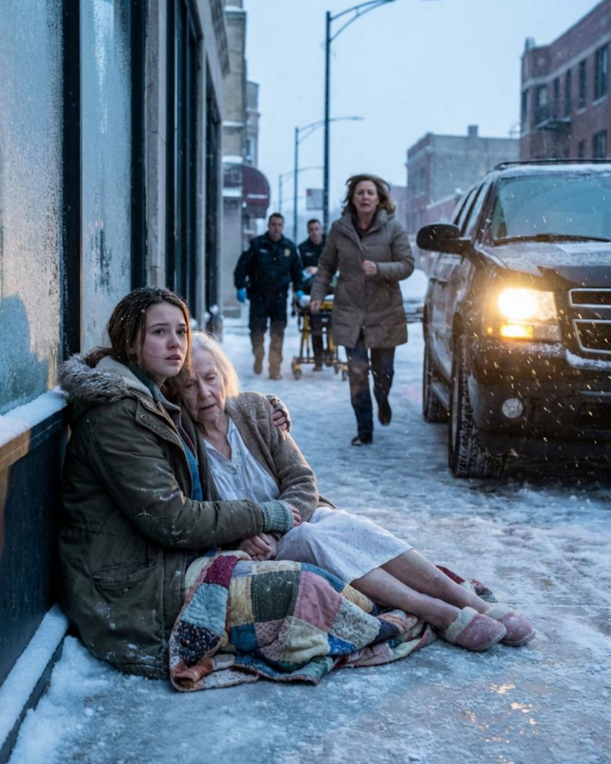 “She was someone’s grandmother… so I couldn’t just leave,” he would later explain about the bitter night he chose to remain