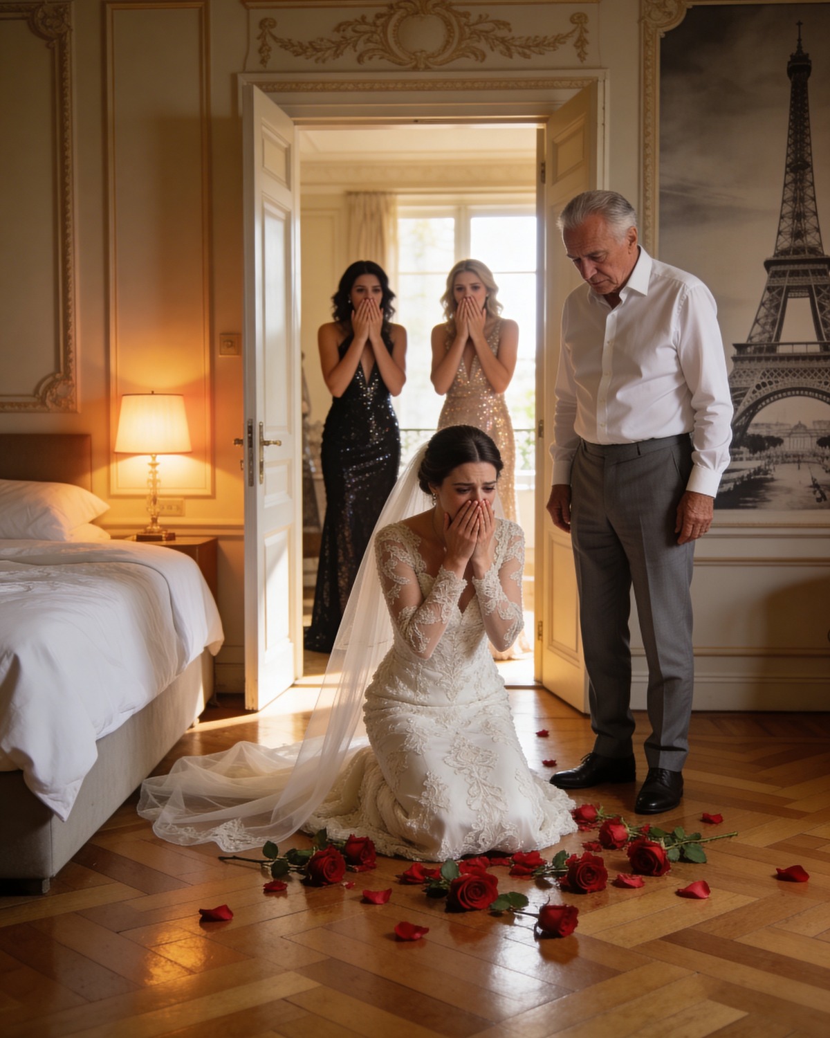 My father remarried at 60 to a woman 30 years younger than him; the whole family was delighted… until a scream echoed through the wedding night…