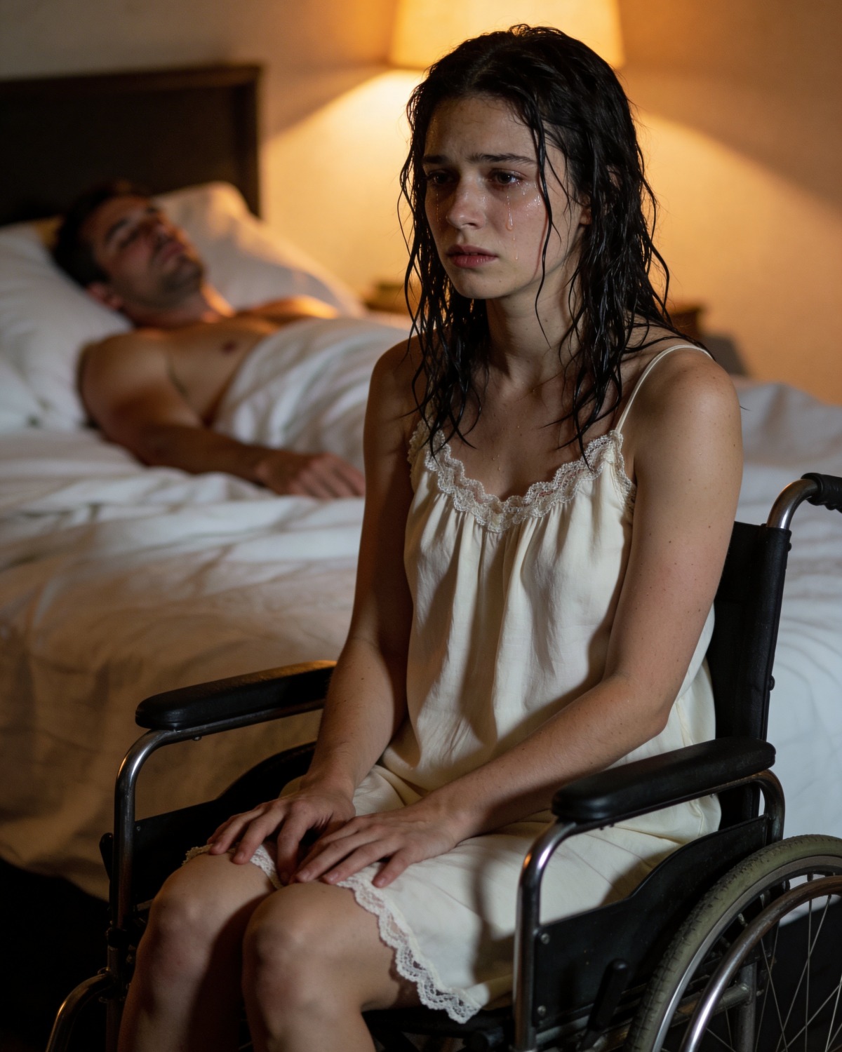 They sold me as the wife of a “paralyzed” man… and on our wedding night I had to help him into bed.