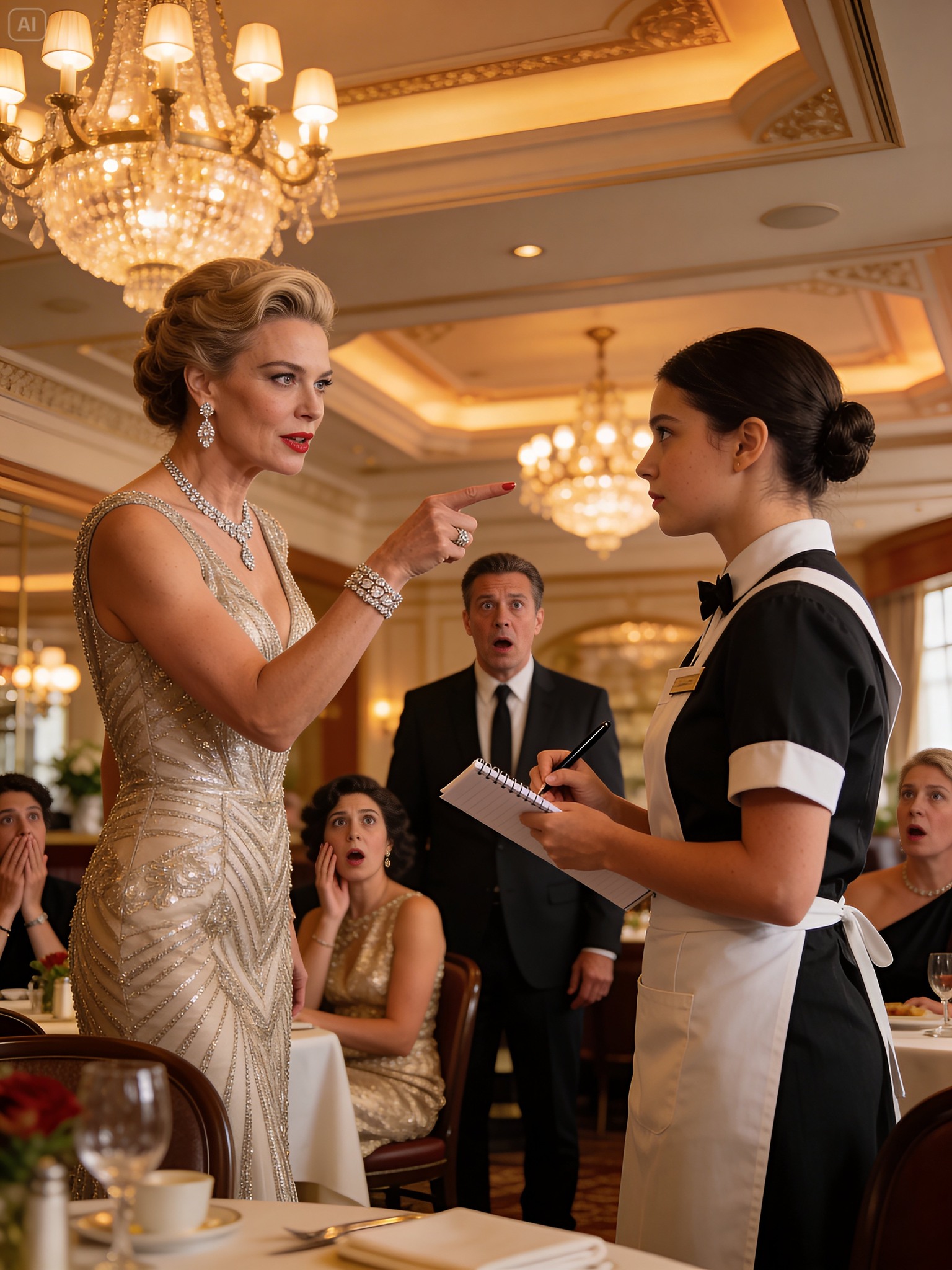 You are nothing but an illiterate servant. Do not speak to me until you learn to read proper English.”