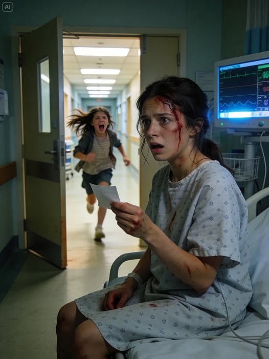 Right after giving birth, I was still lying in my hospital bed when my daughter suddenly burst into the room, screaming, “Mom! We have to leave this hospital—now!”