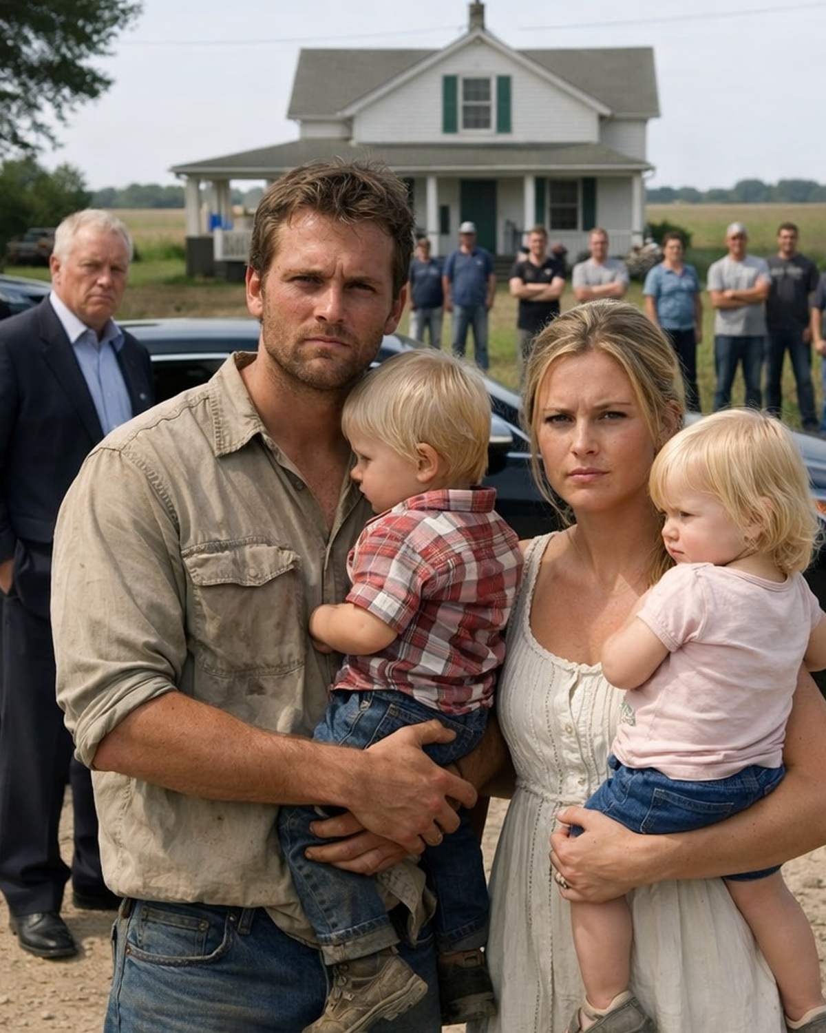 At 36, I chose to marry a woman everyone in the village called a beggar. Years later, she gave me two beautiful children. Then one unforgettable day, three luxury cars rolled into our quiet village and uncovered a truth no one could have imagined…