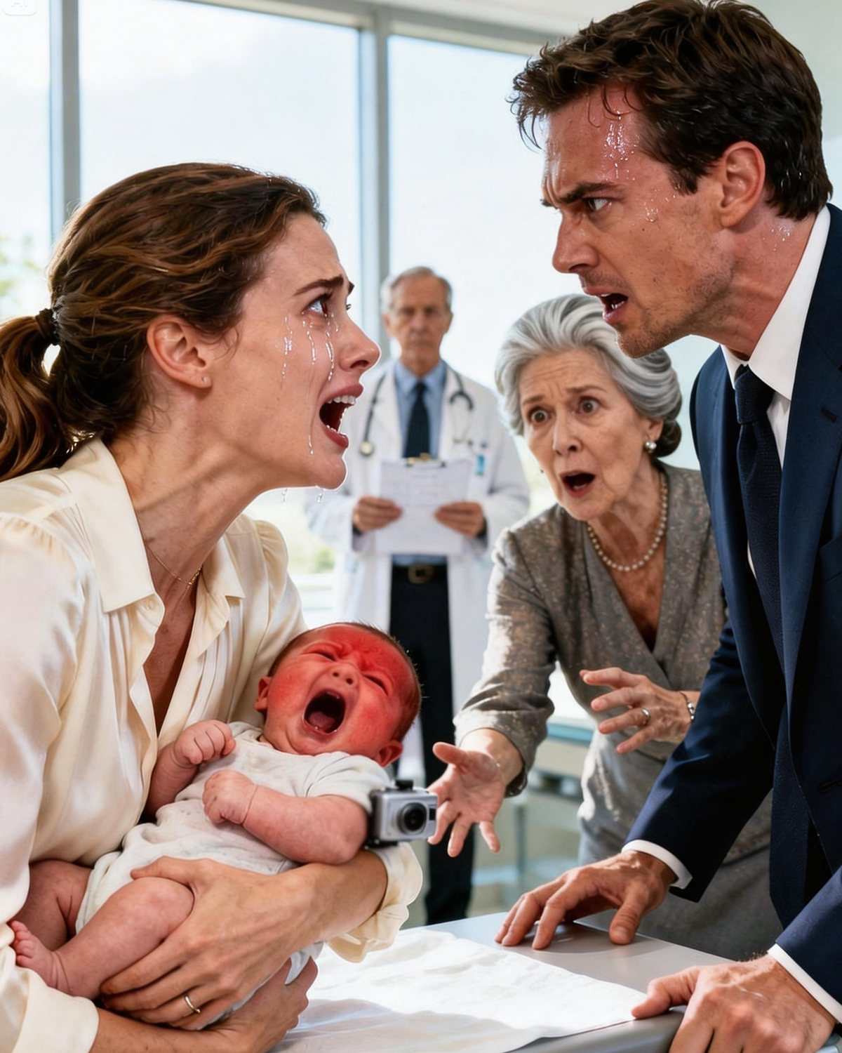 “At my baby’s three-month checkup, the doctor called me into a separate room and lowered his voice so no one else could hear him, and what he said next made the floor feel unstable beneath my feet.”