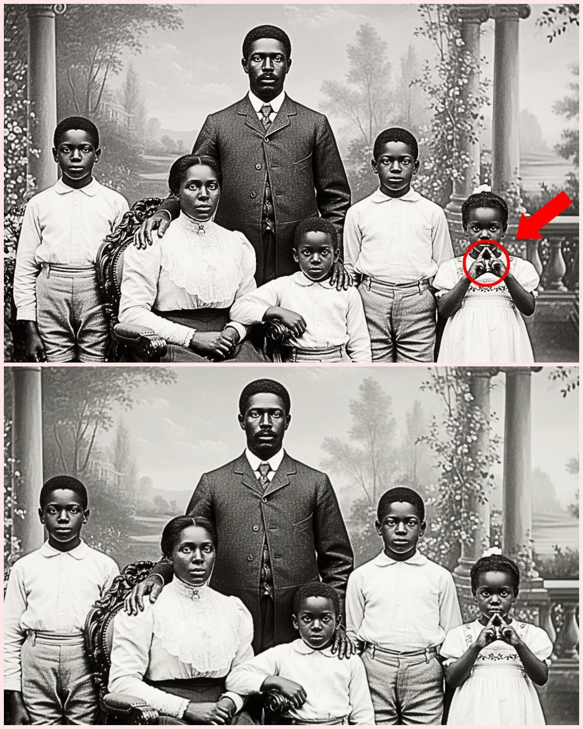 It Was Just a Family Photo—But Look Closely at One of the Children’s Hands