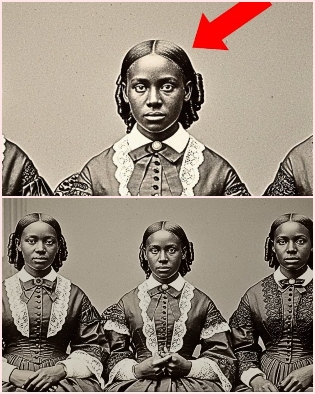 It was just a portrait of three sisters — but experts zoom in and discover a secret