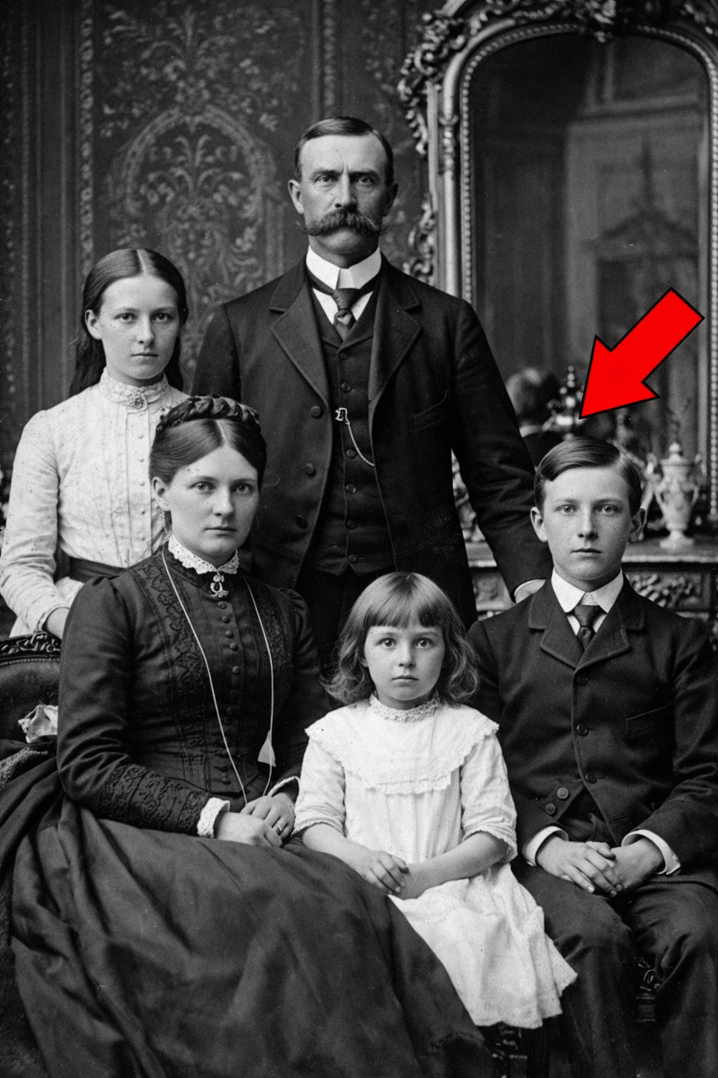 An Old Family Picture from 1890 Reveals a Terrifying Detail When Zoomed In