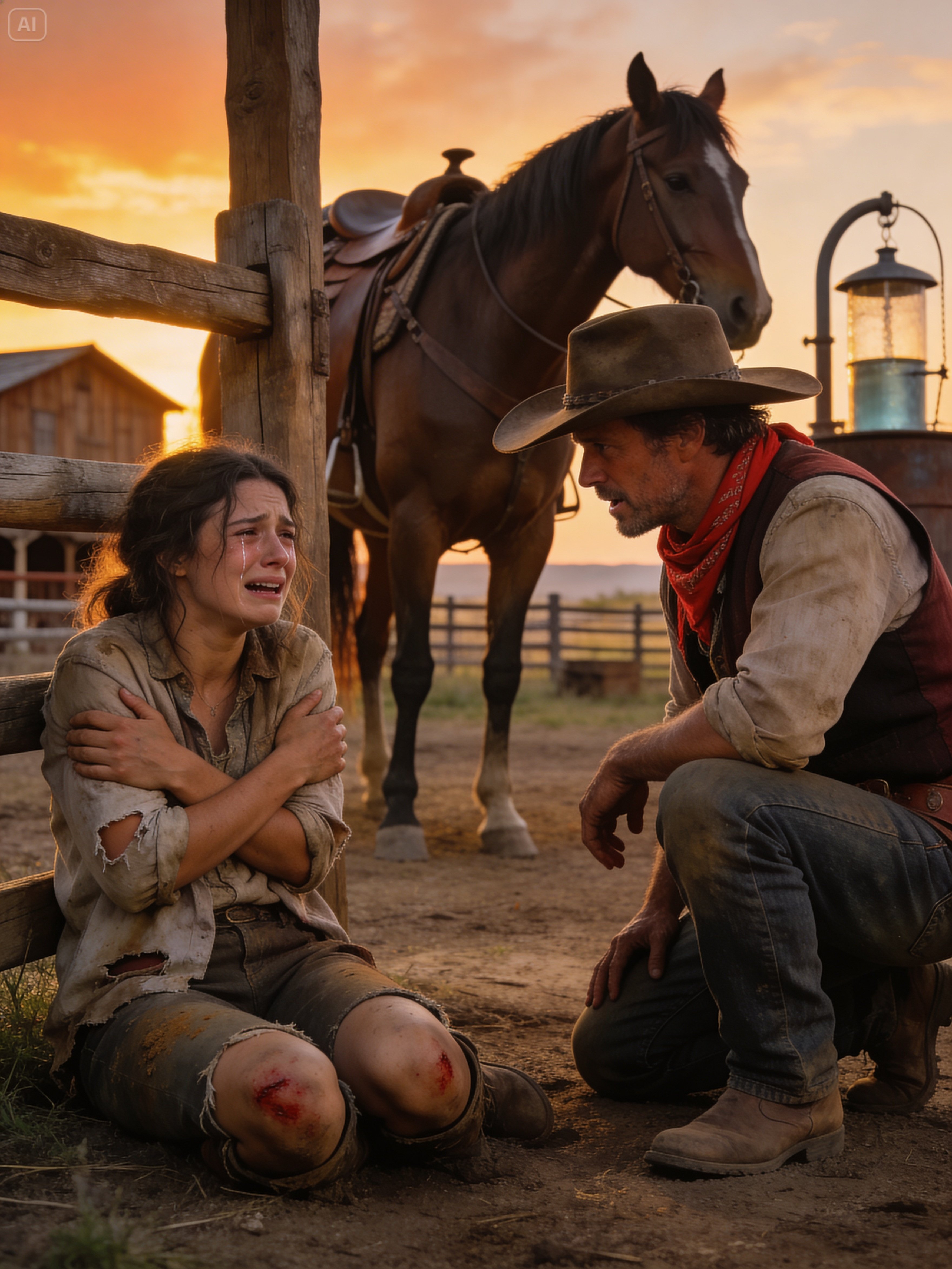 “My Father And My Brother Did That…” The Rancher Did The Unthinkable After Hearing Her Story.