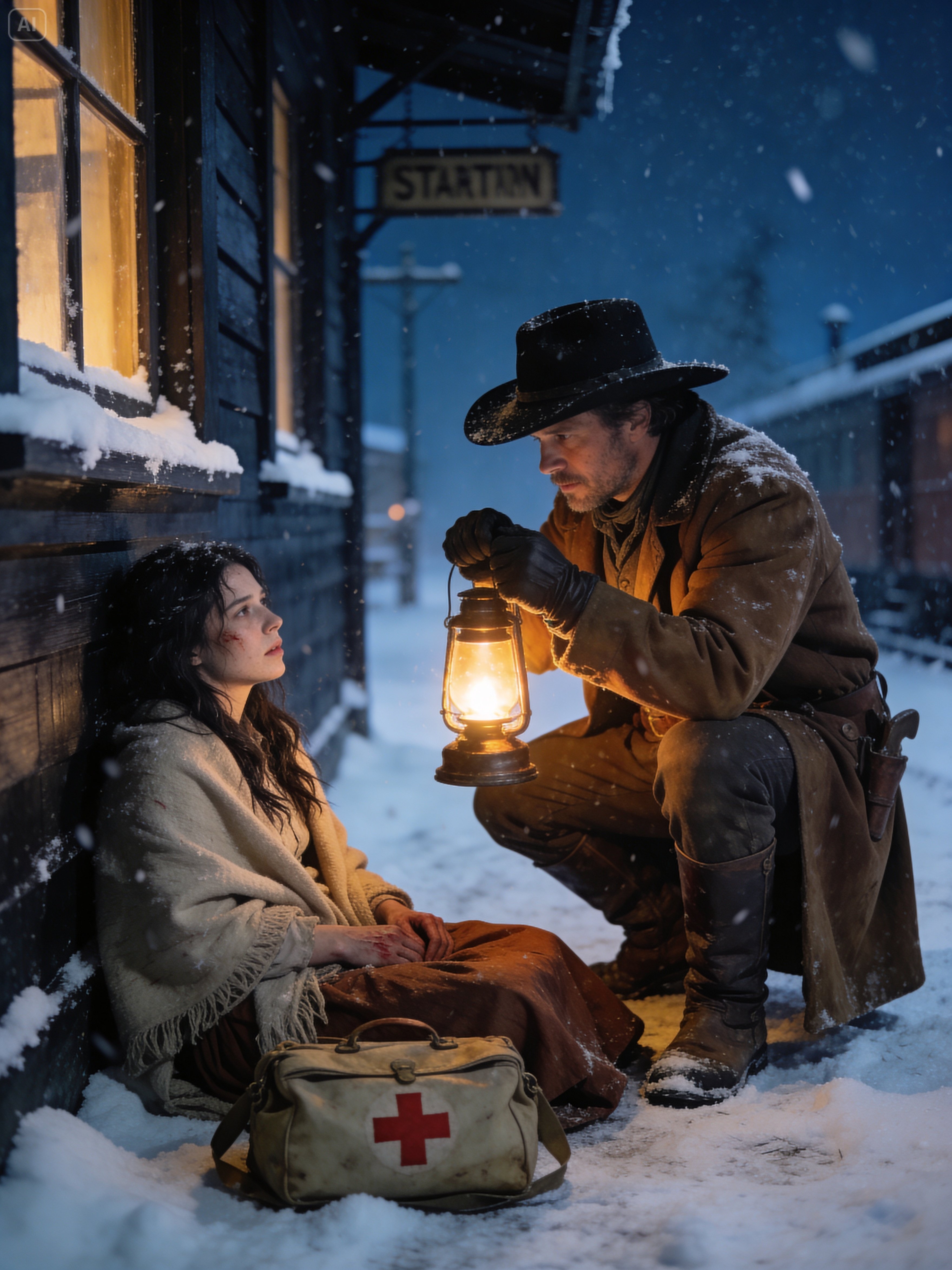 Mail Order Bride Arrives Beaten & Broken… The Mountain Man Says “You’re Coming With Me”