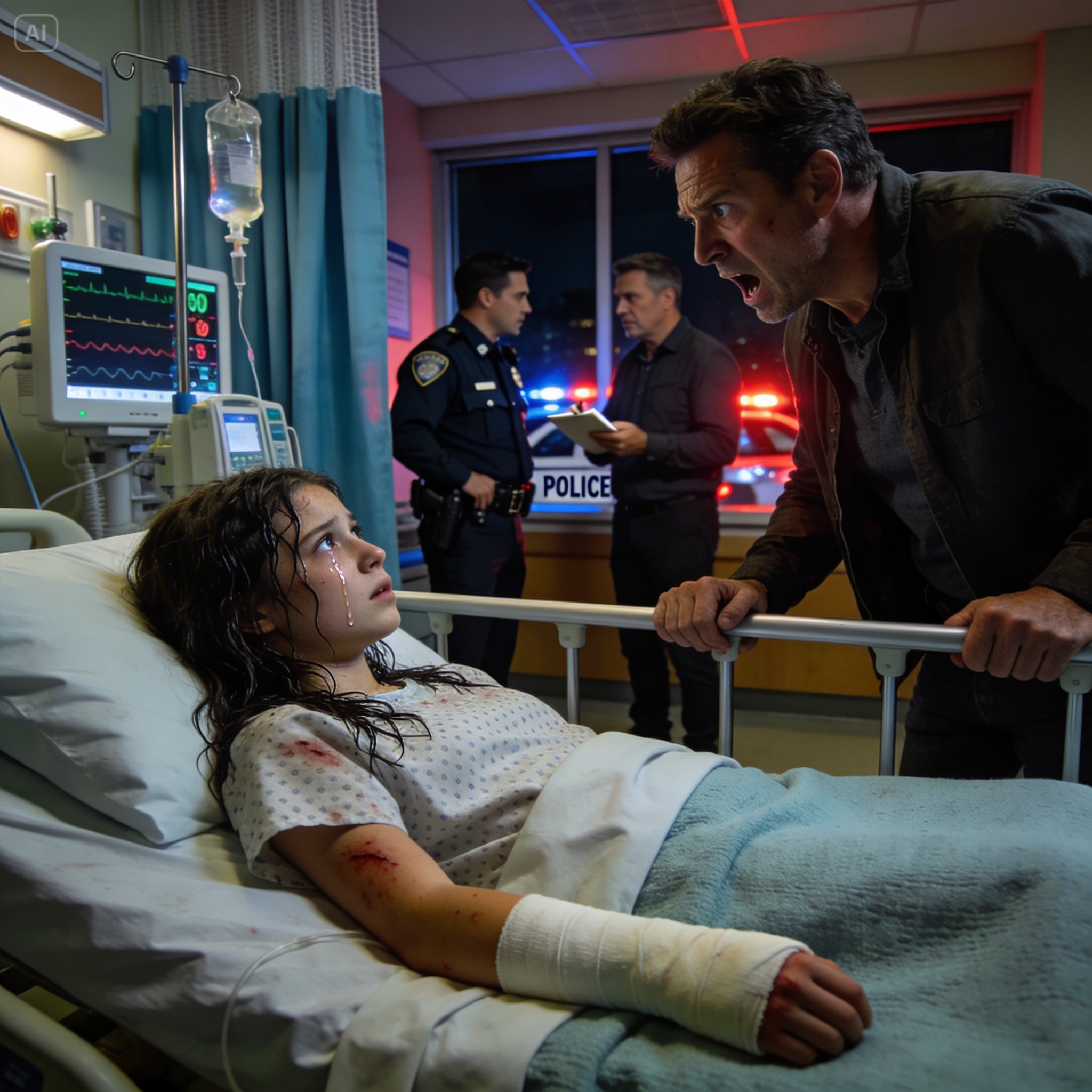 My Daughter Called Sobbing: “Dad…. I’m At The Hospital. Uncle Derek Pushed Me Off The Dock… But He’s Telling Them I Slipped. The Police Believe Him! When I Arrived, …