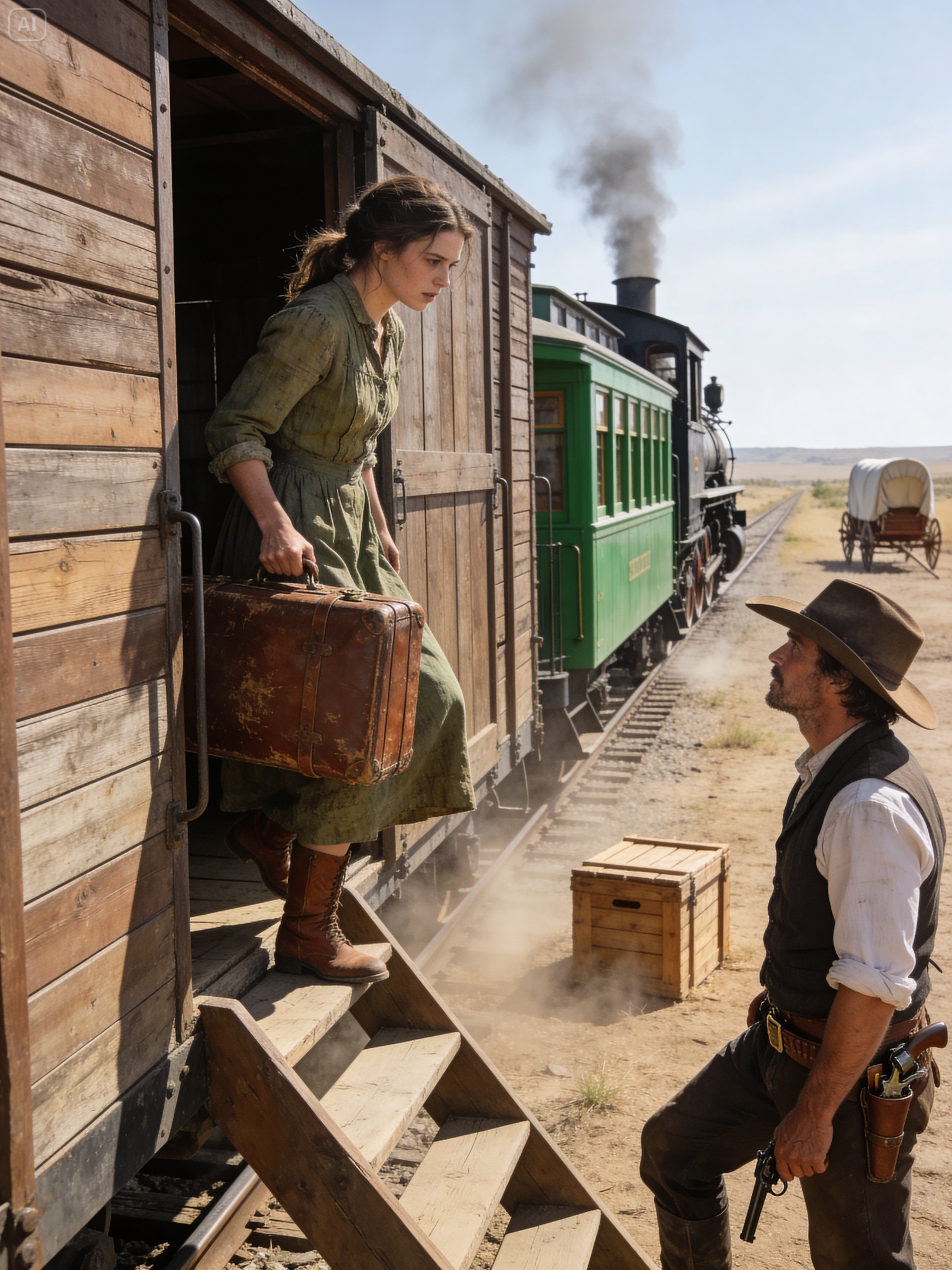 Cowboy’s Mail-Order Bride Arrives with a Secret Skill That Instantly Saves His Dying Ranch