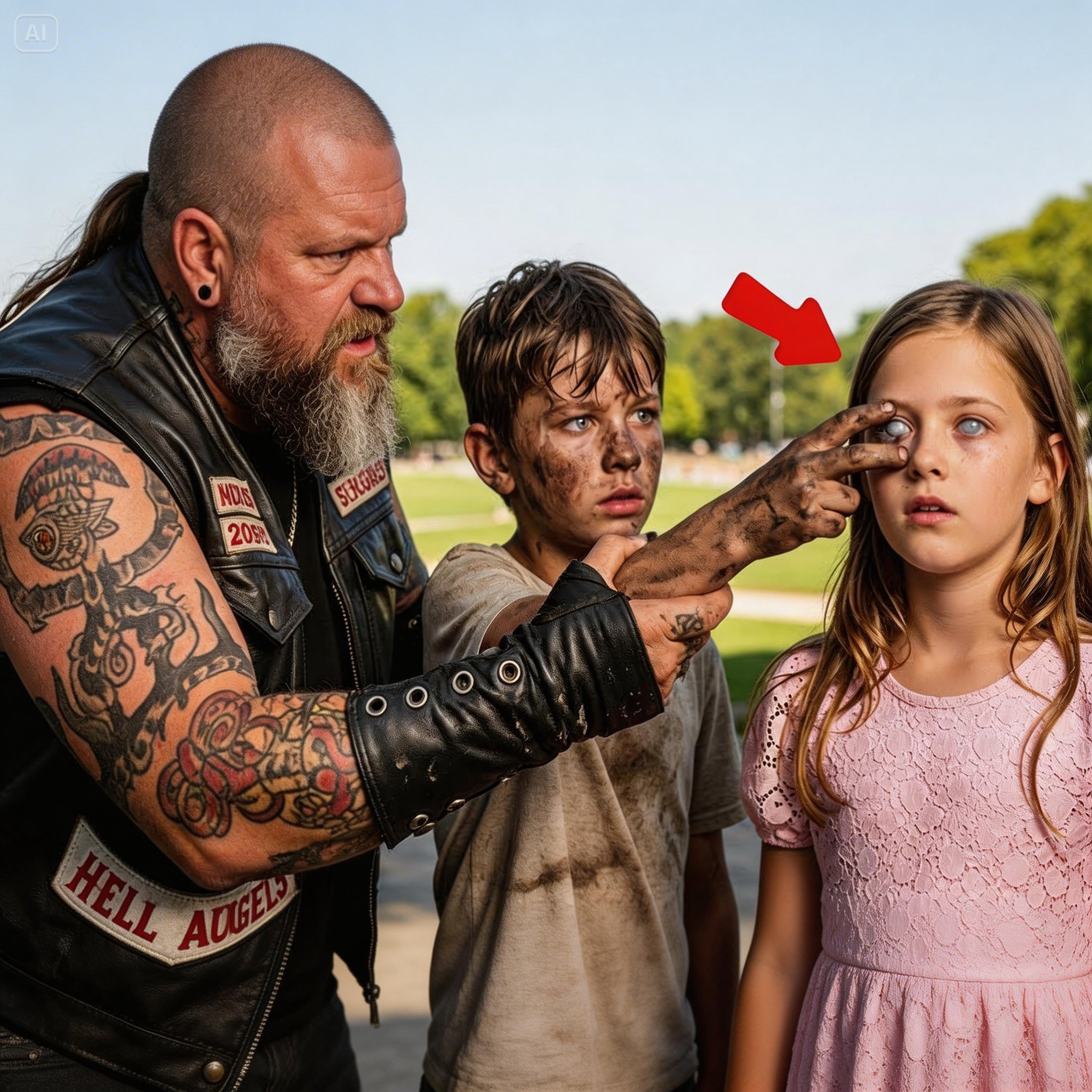 Biker’s Daughter Was Born Blind Until a Homeless Boy Pulled Out Something Unbelievable