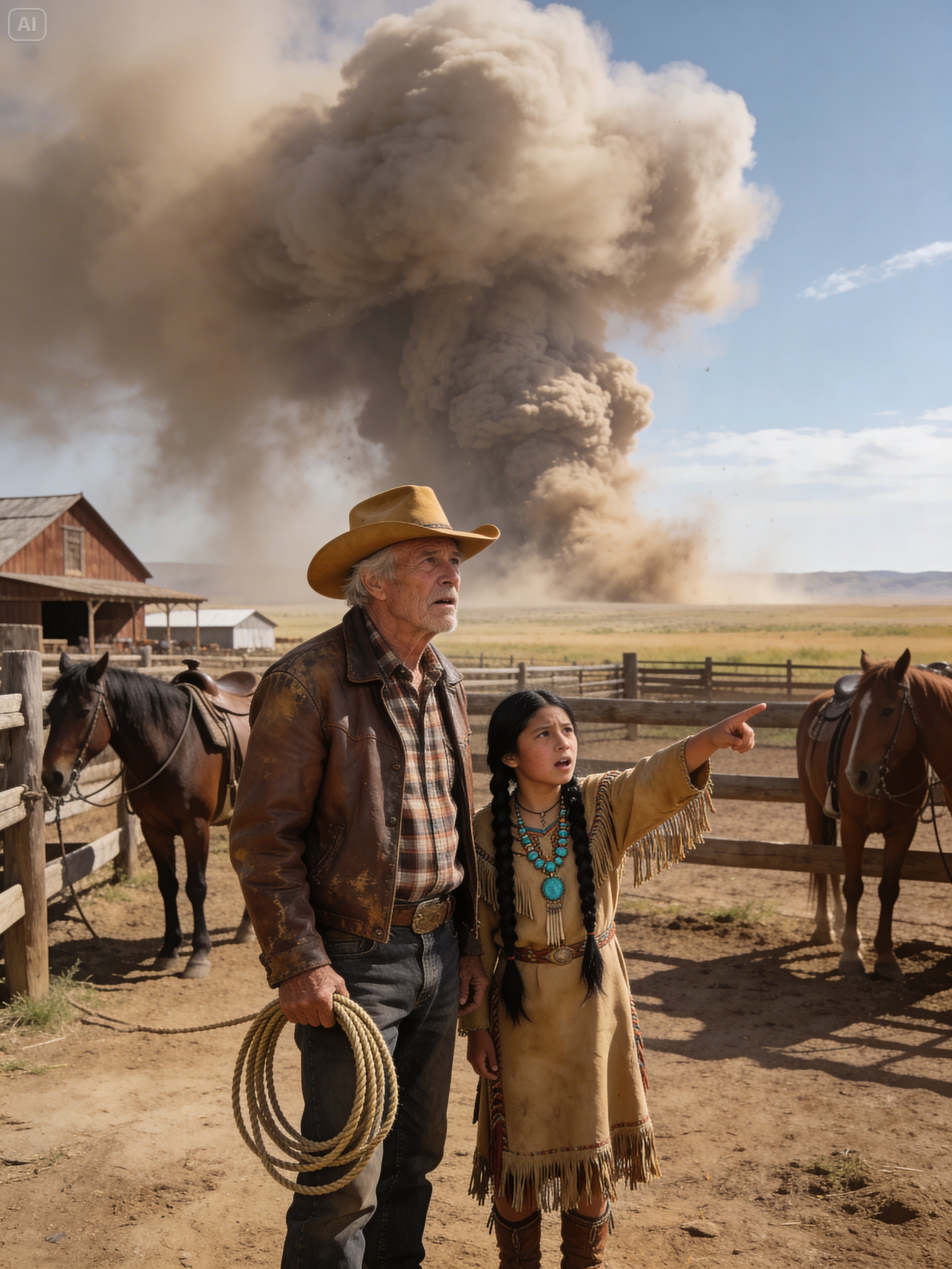 The Rancher Saw an Apache Girl Watching His Land — Then She Asked for Something Unexpected