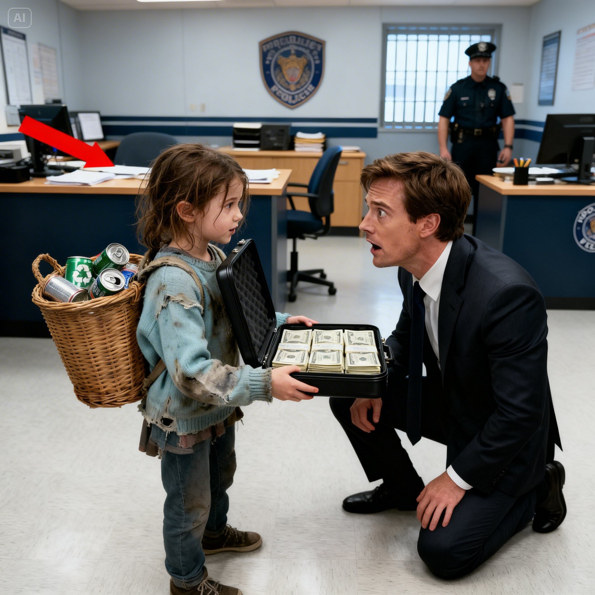 Poor Girl Who Collects Scrap Returns Suitcase of Money to Billionaire — A Secret Is Revealed…