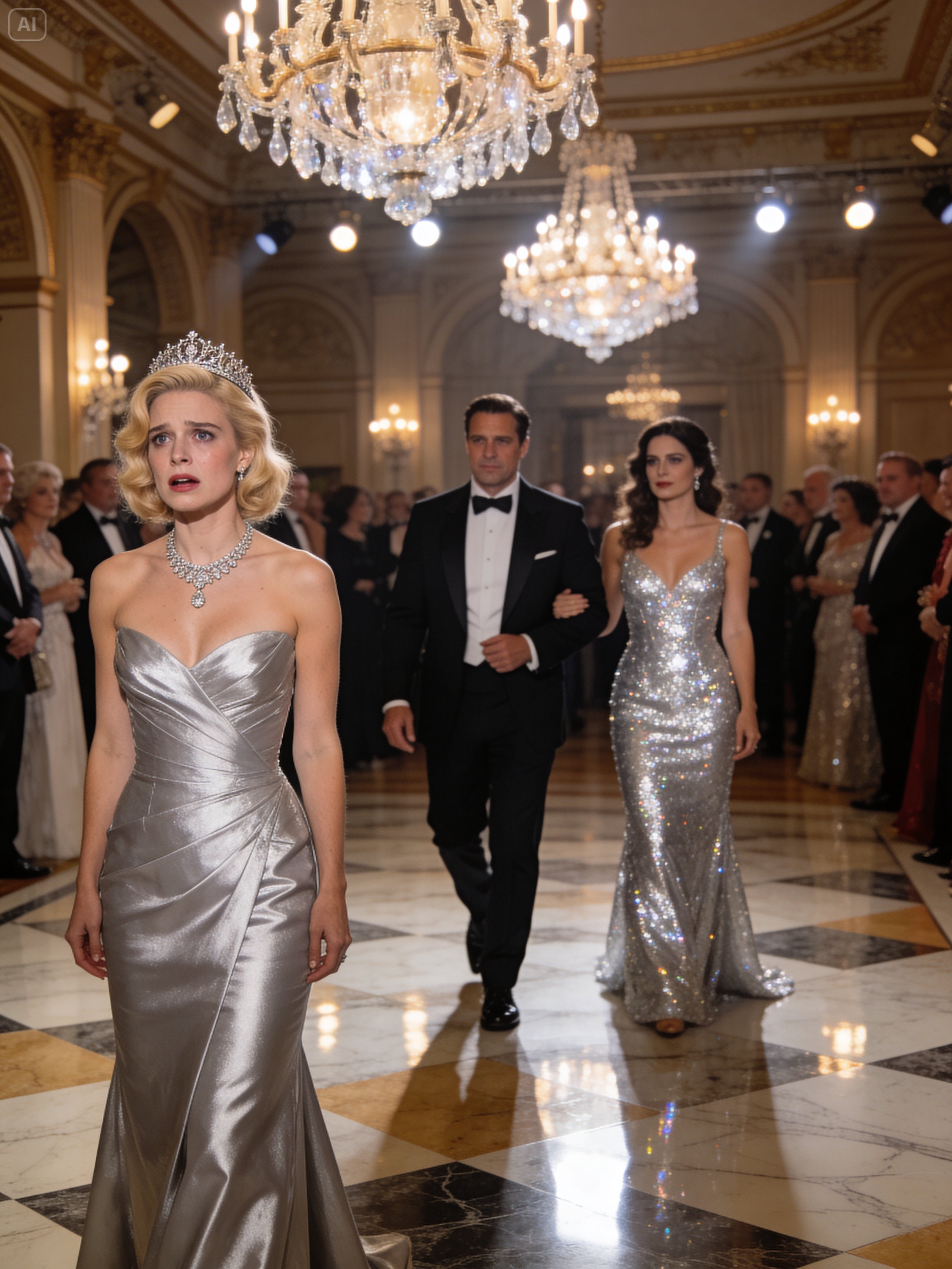 He Mocked His “Ordinary” Wife Before a Ballroom Full of Elites — Then Her Real Name Was Announced