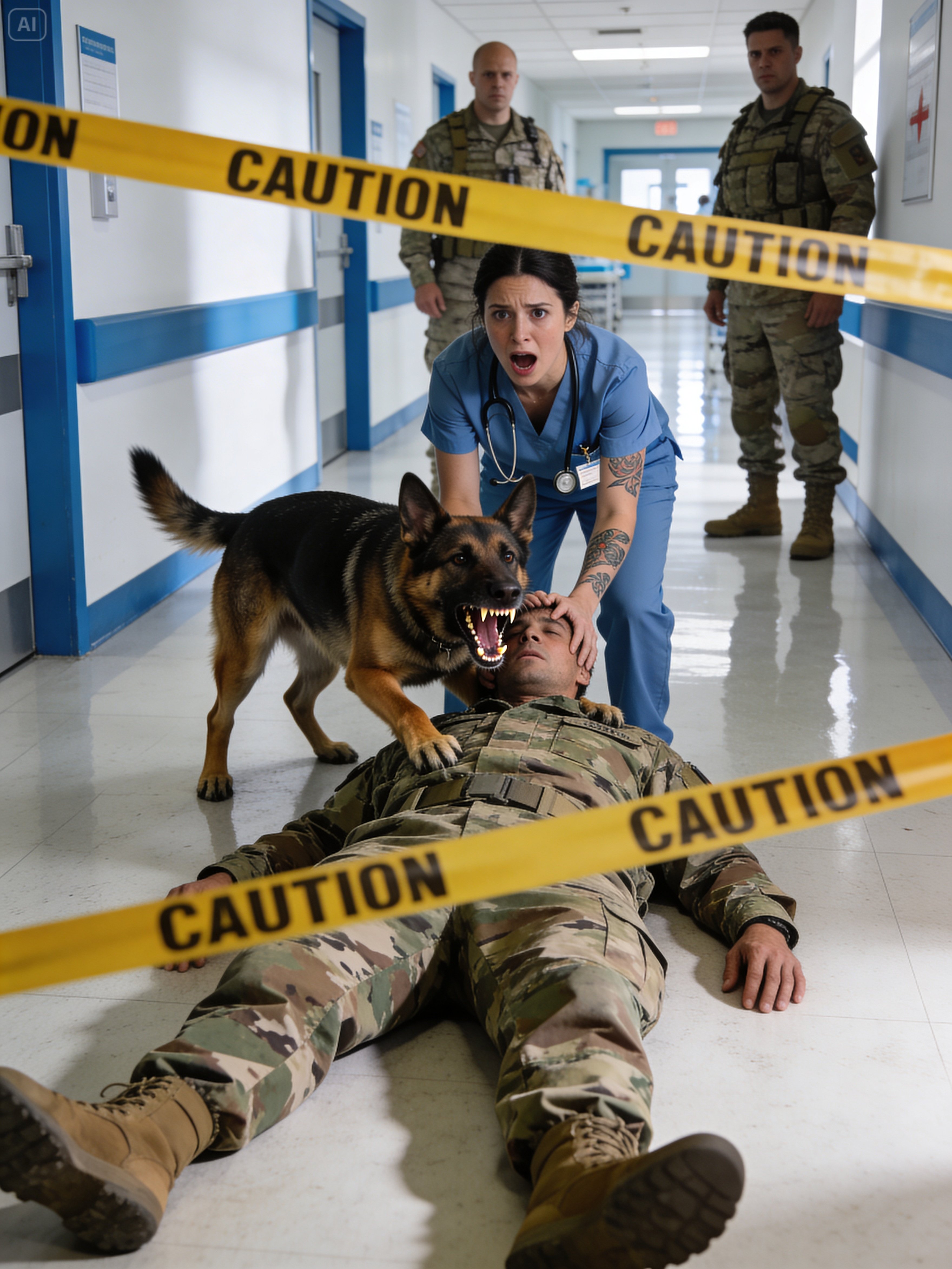The Military Dog Refused to Leave the Injured SEAL—Until the New Nurse Showed a Tattoo He Recognized