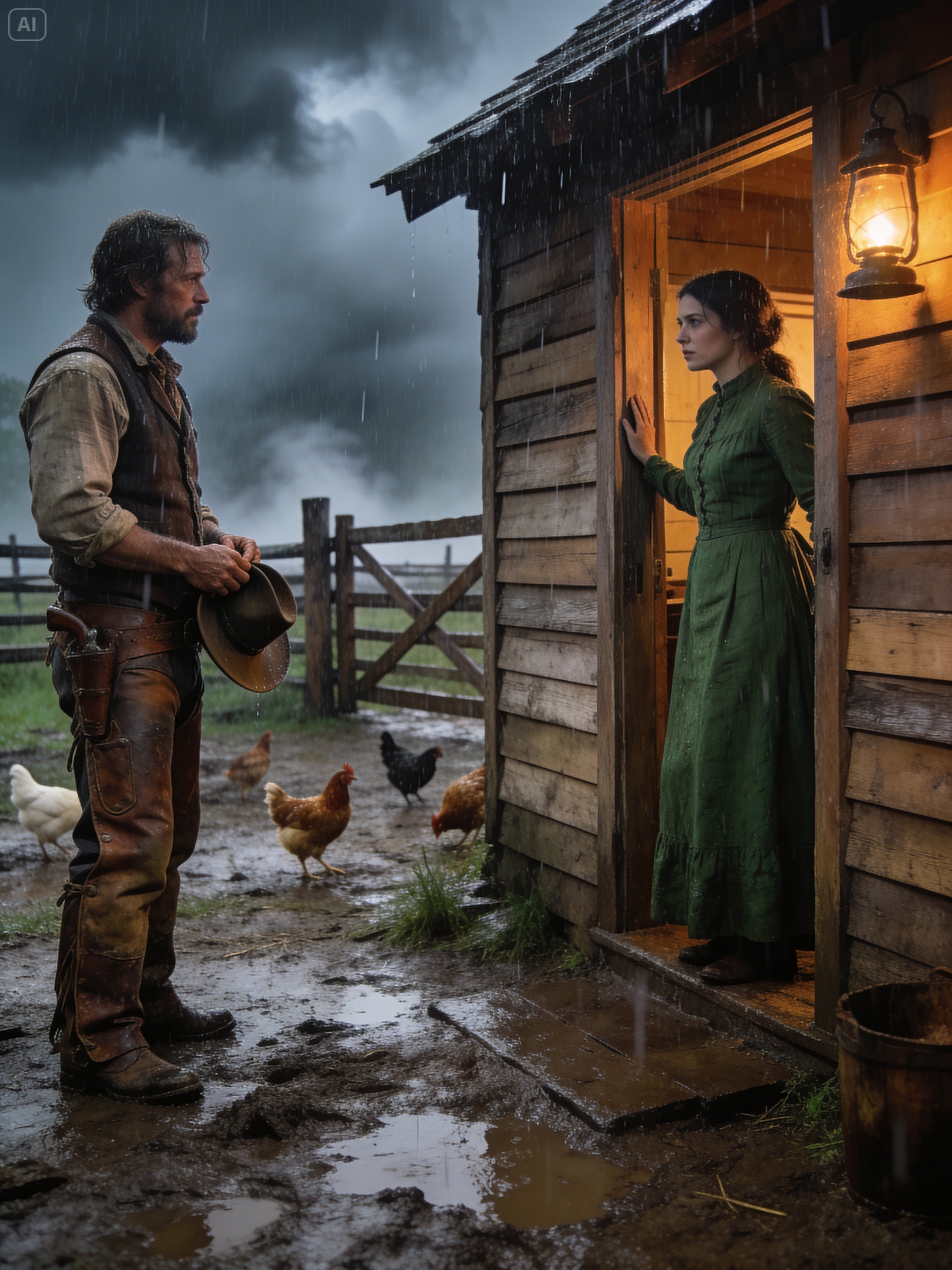 A Poor Woman Gave A Stranger Shelter For One Night, Not Knowing He Was A Secret Millionaire Cowboy