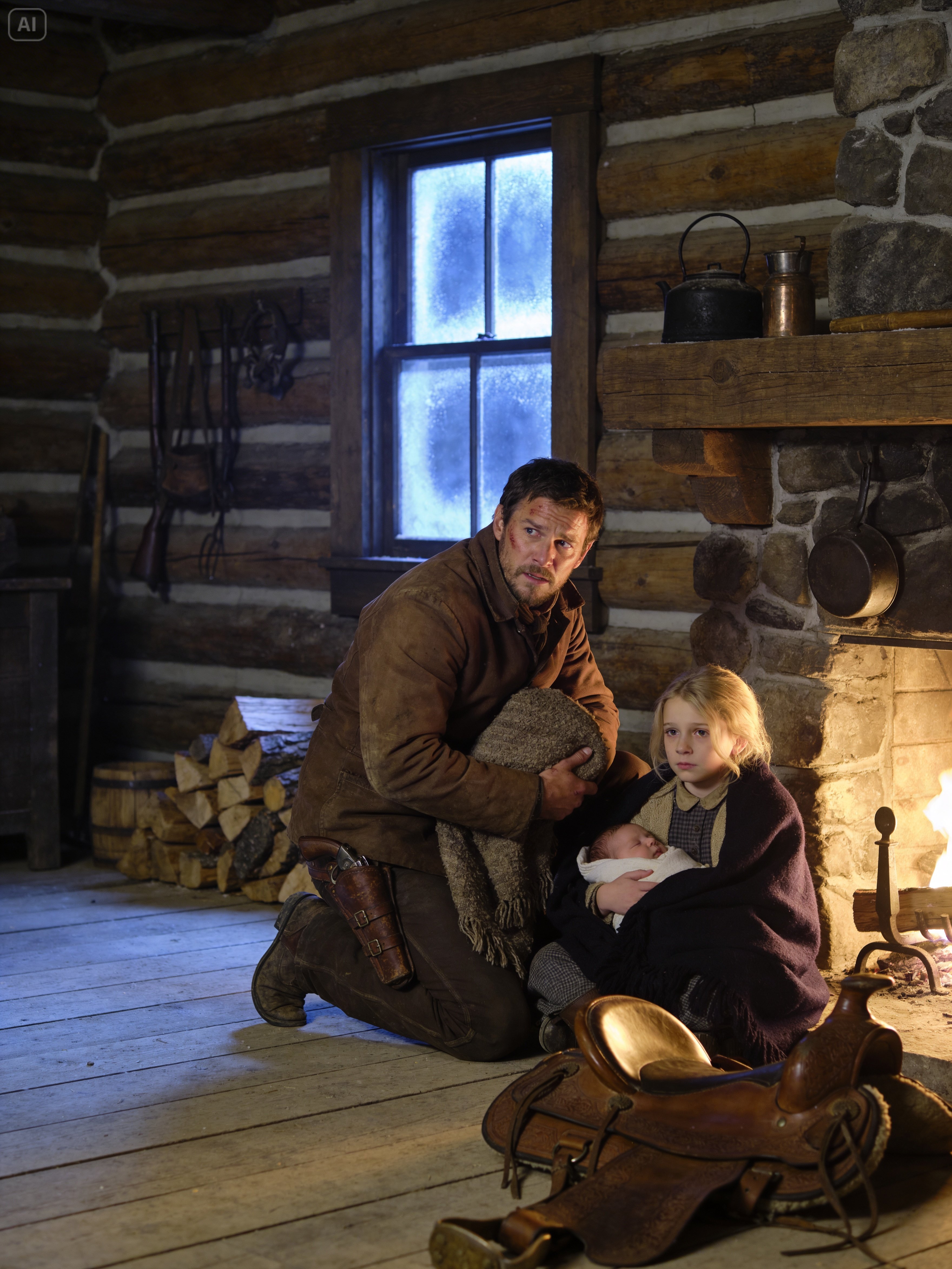 In A Brutal Snowstorm, A Cowboy Found A Fallen Horse And Two Infants Left Behind. Then He Read THAT NAME TWICE