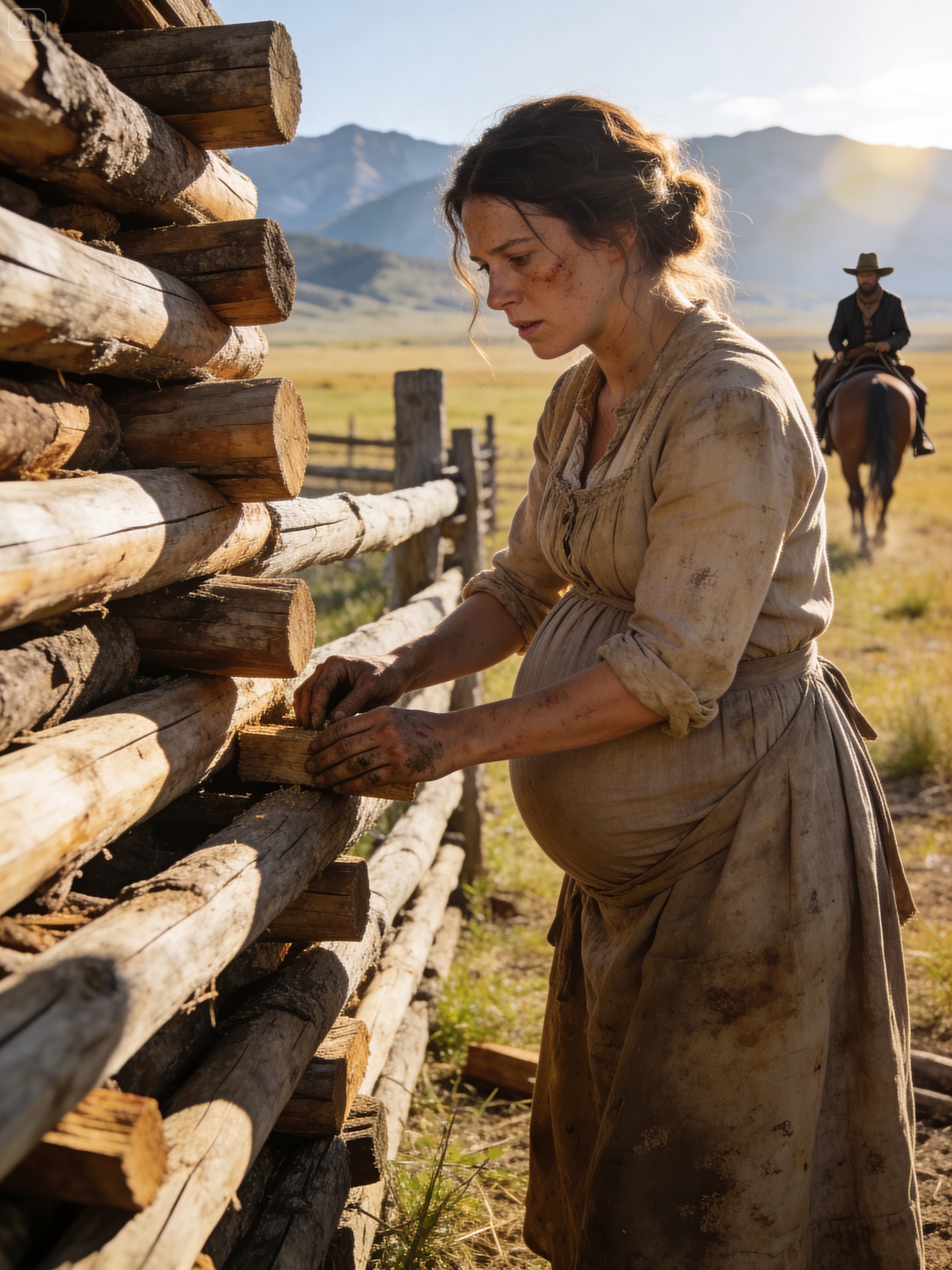 She was eight months pregnant, fighting the winter alone—until Jonah Reed found her.