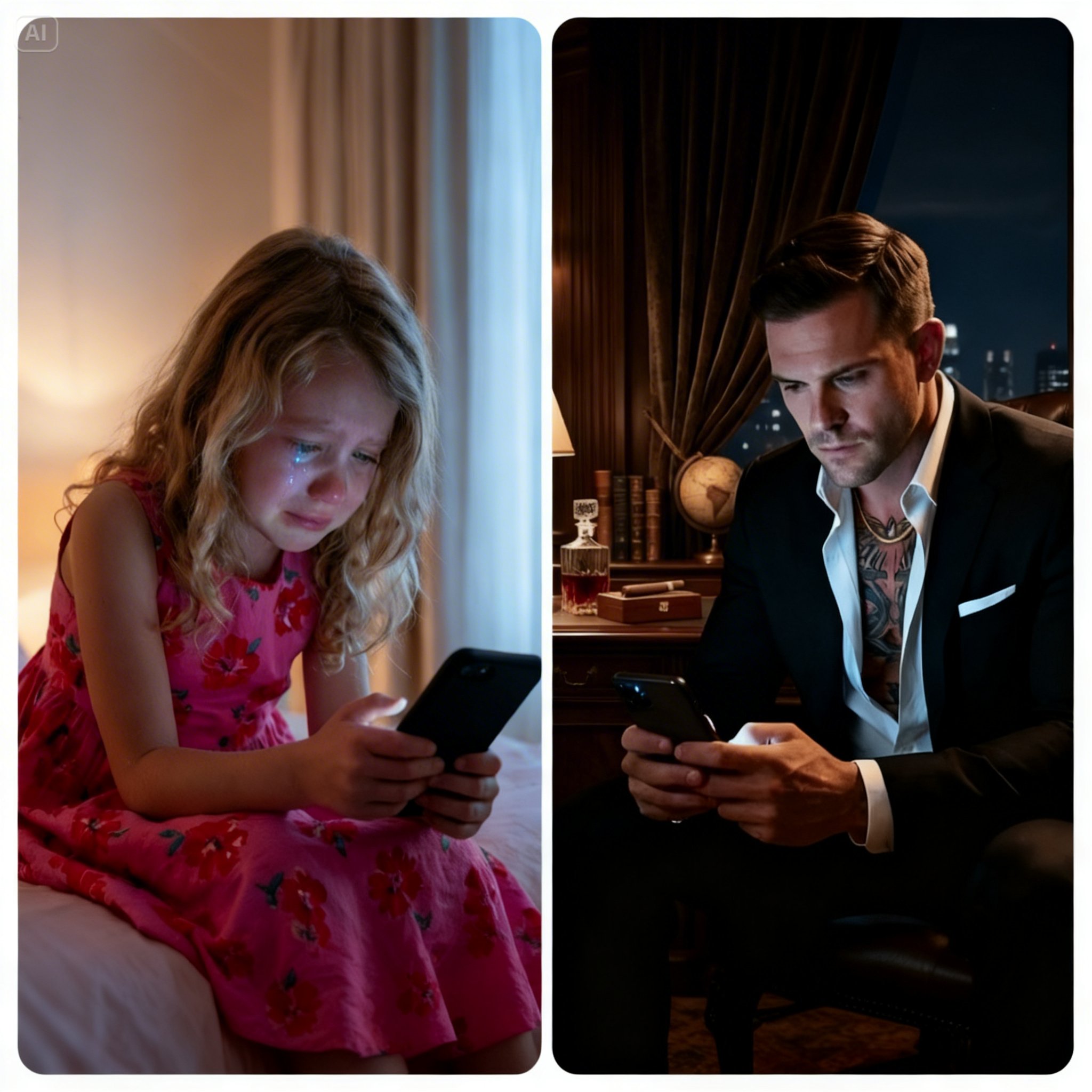 Little Girl Texted, “He’s Beating My Mama!” to Wrong Number — Mafia Boss Replied, “I’m On My Way”