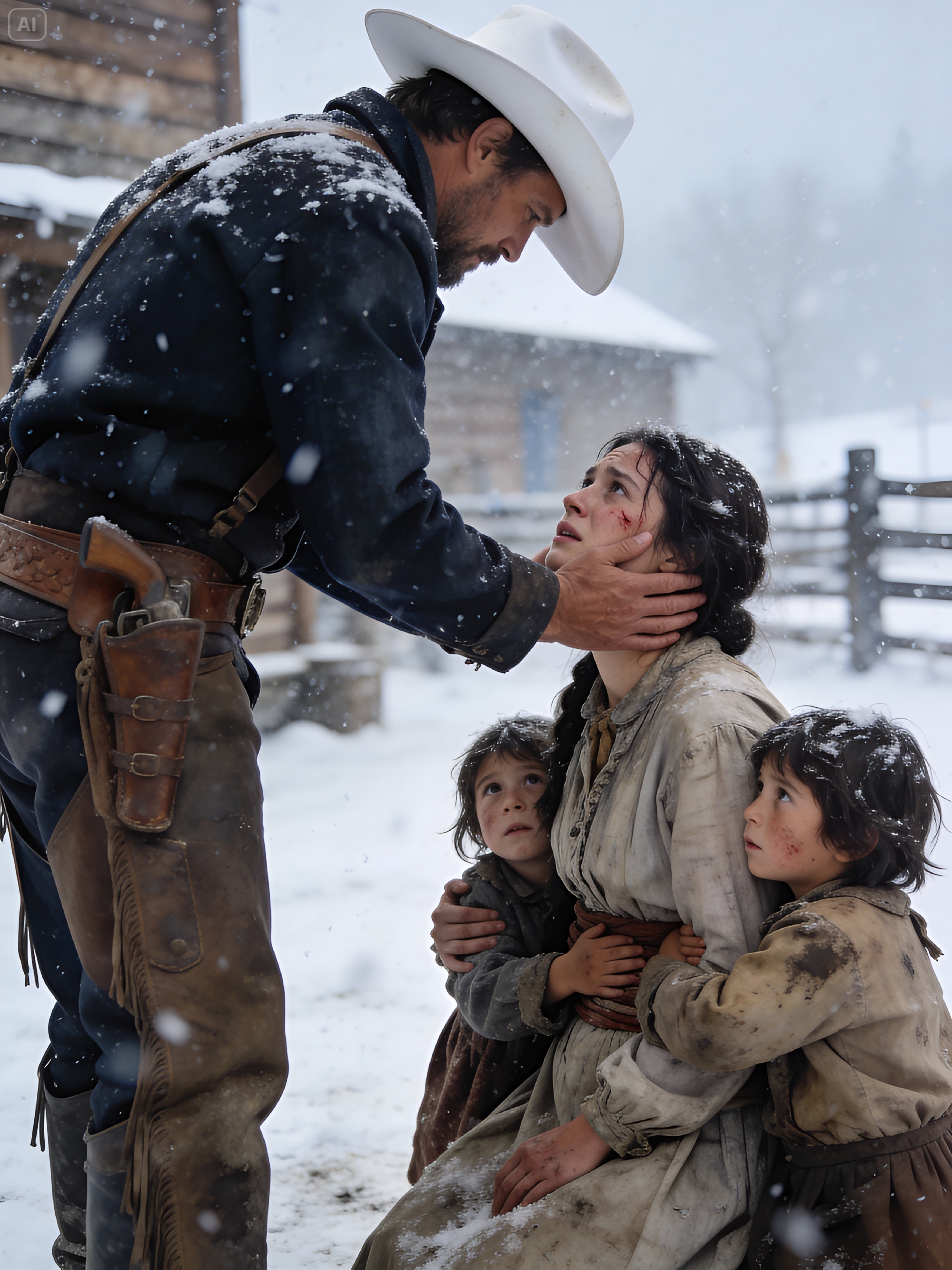 A Widowed Cowboy’s Daughters Chose an Apache Woman — And Changed Their Father’s Life Forever