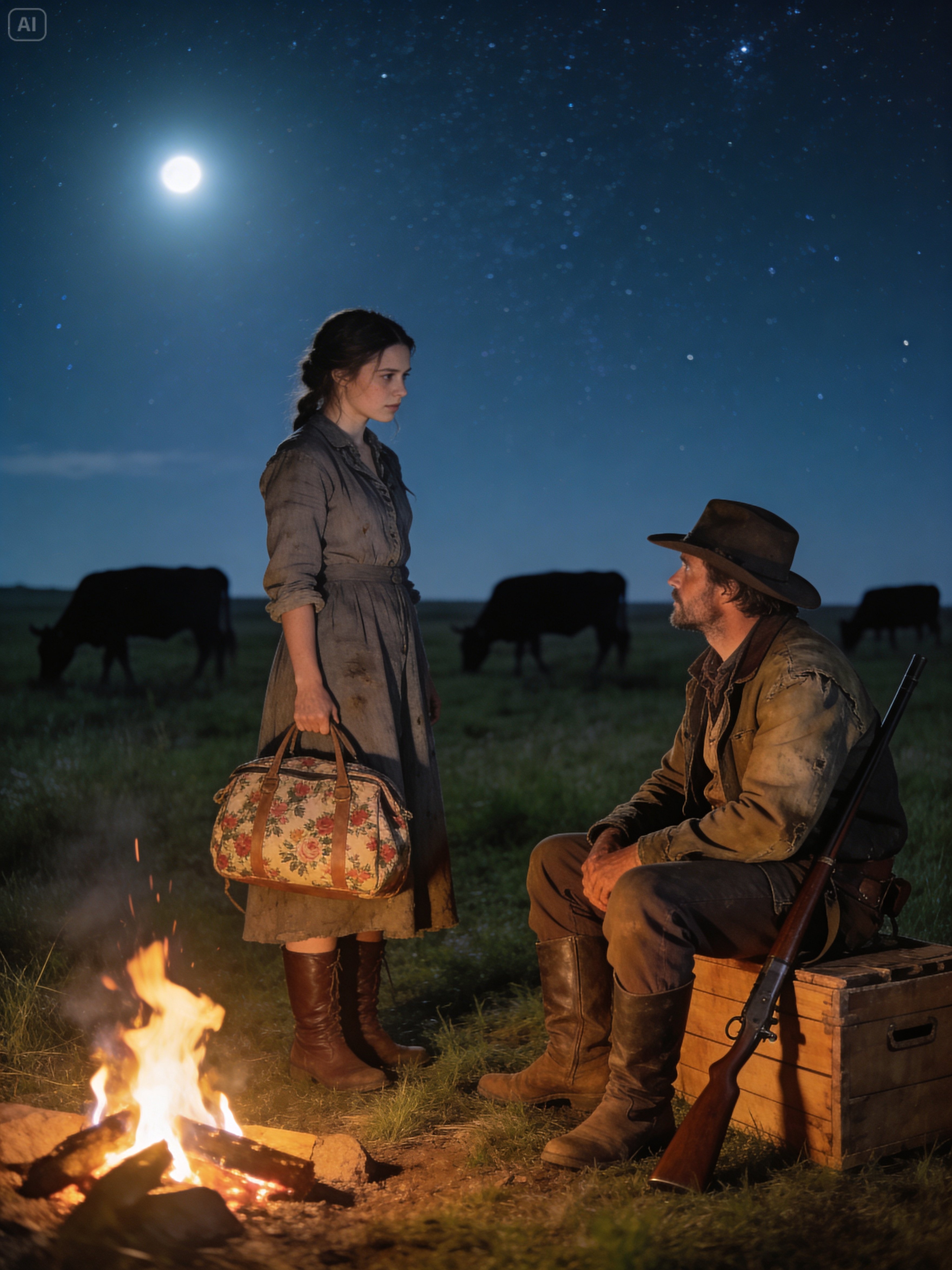 She Whispered, “May I Warm Up by Your Fire?”… His Words Changed Her Life That Night.