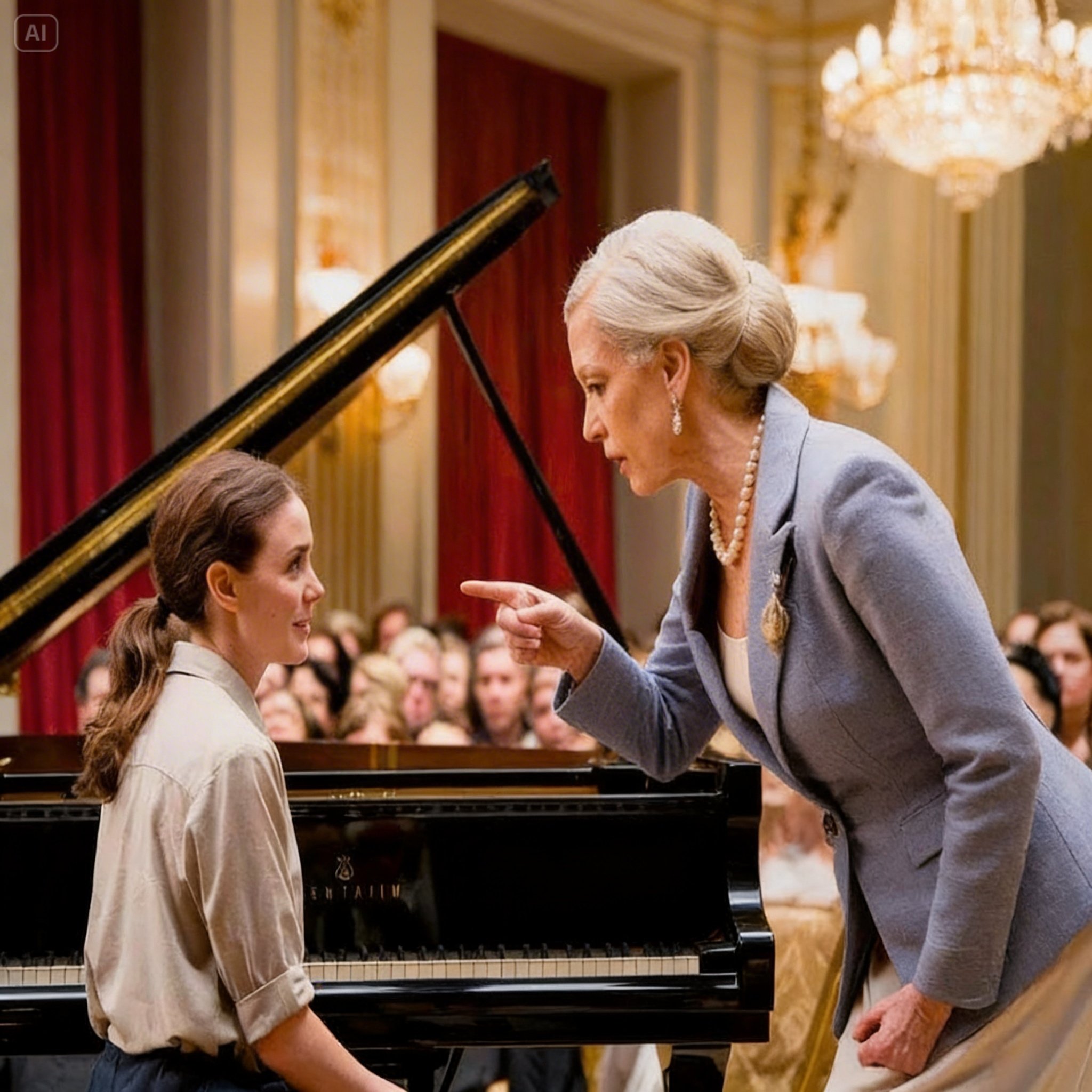 A Simple Woman Forced to Play Piano to Mock Her, But Her Talent Shocks Everyone!