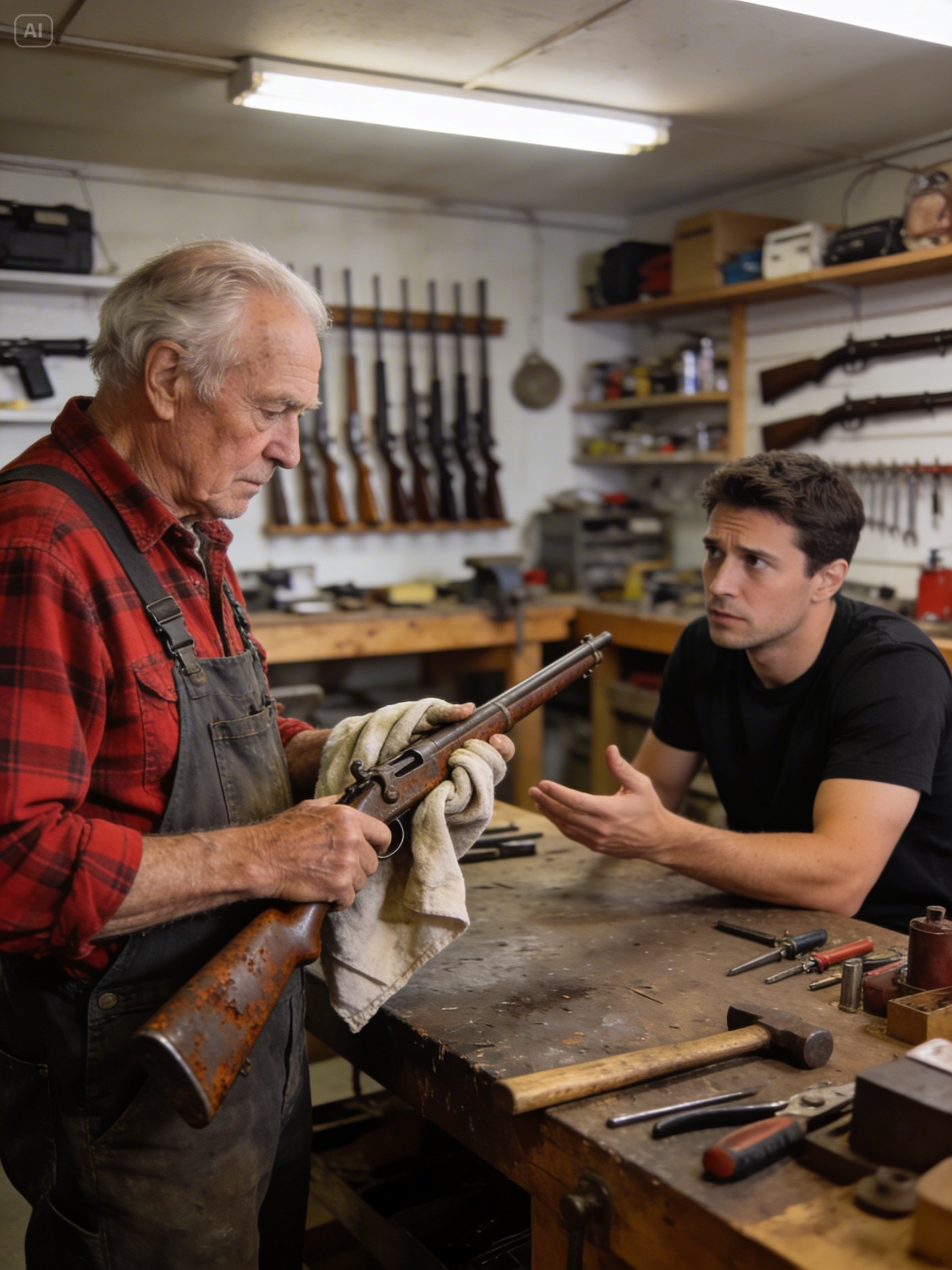 Young Gunsmith Laughed When He Saw an Old Rusty Rifle: “Just Throw It in the Trash, Old Man”
