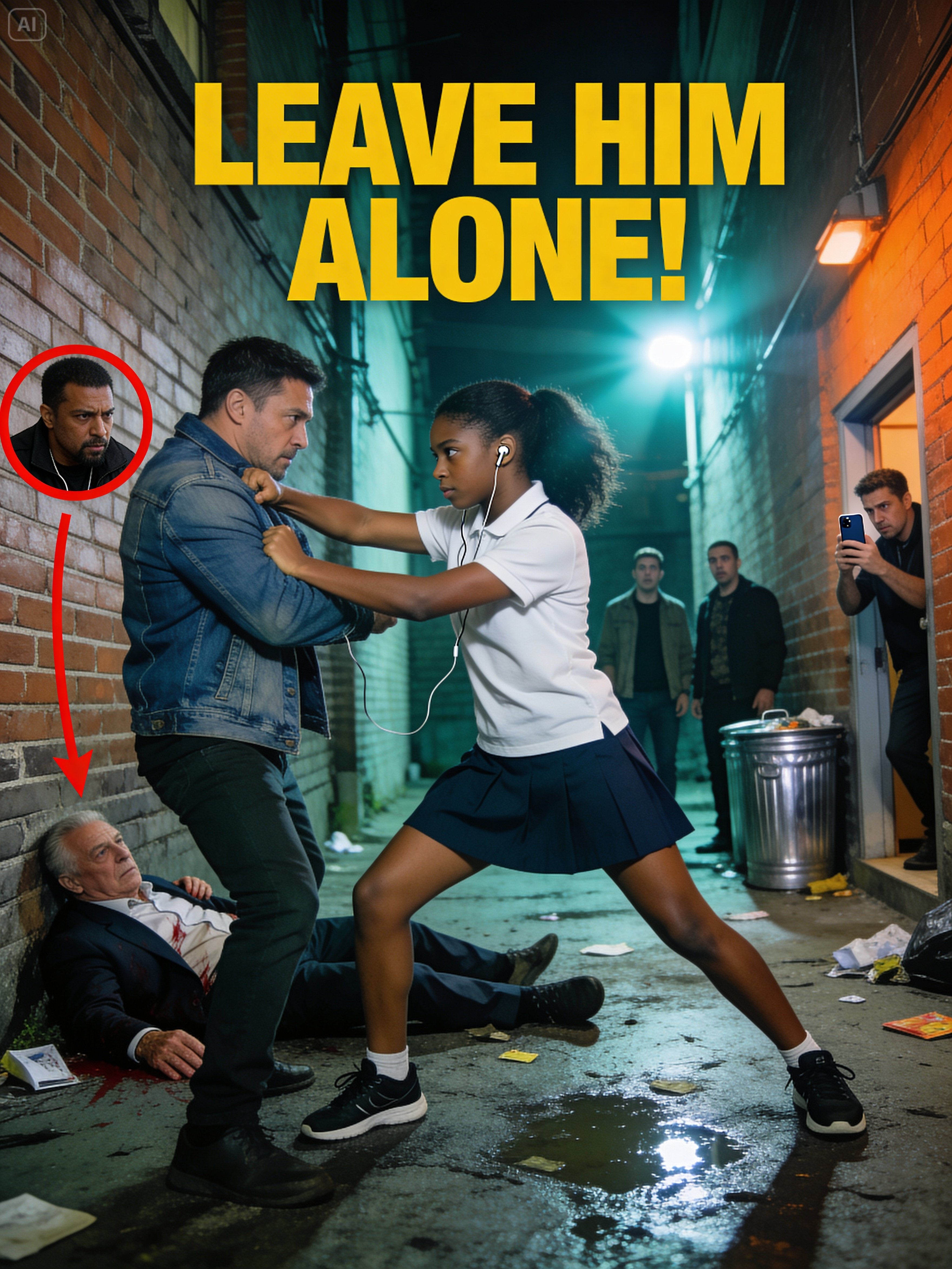 Three Men Brutally Beat a Billionaire in an Alley — A Black Girl Stopped Them with One Move