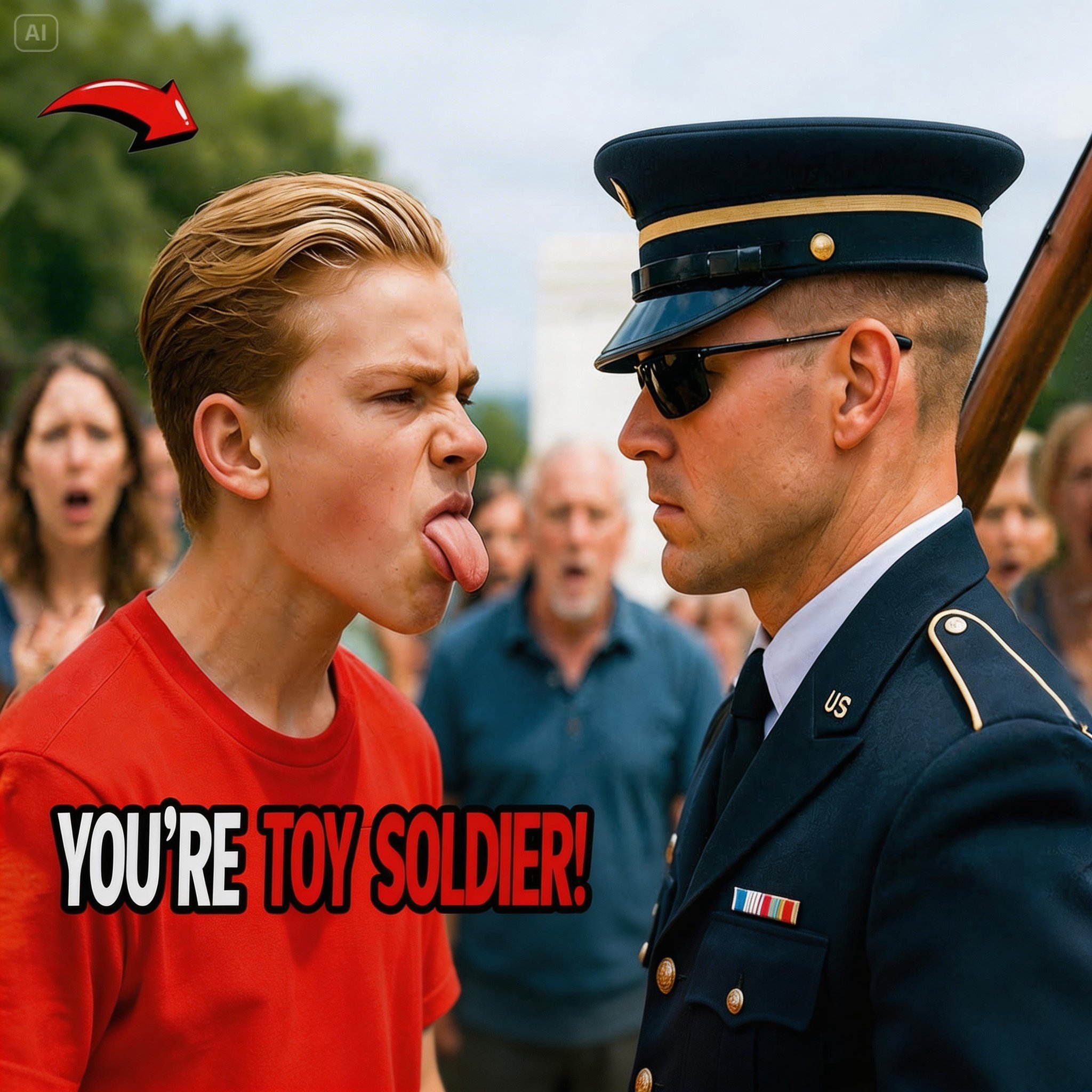 Entitled Kid Offends Tomb Guard — Watch What Happens Next!