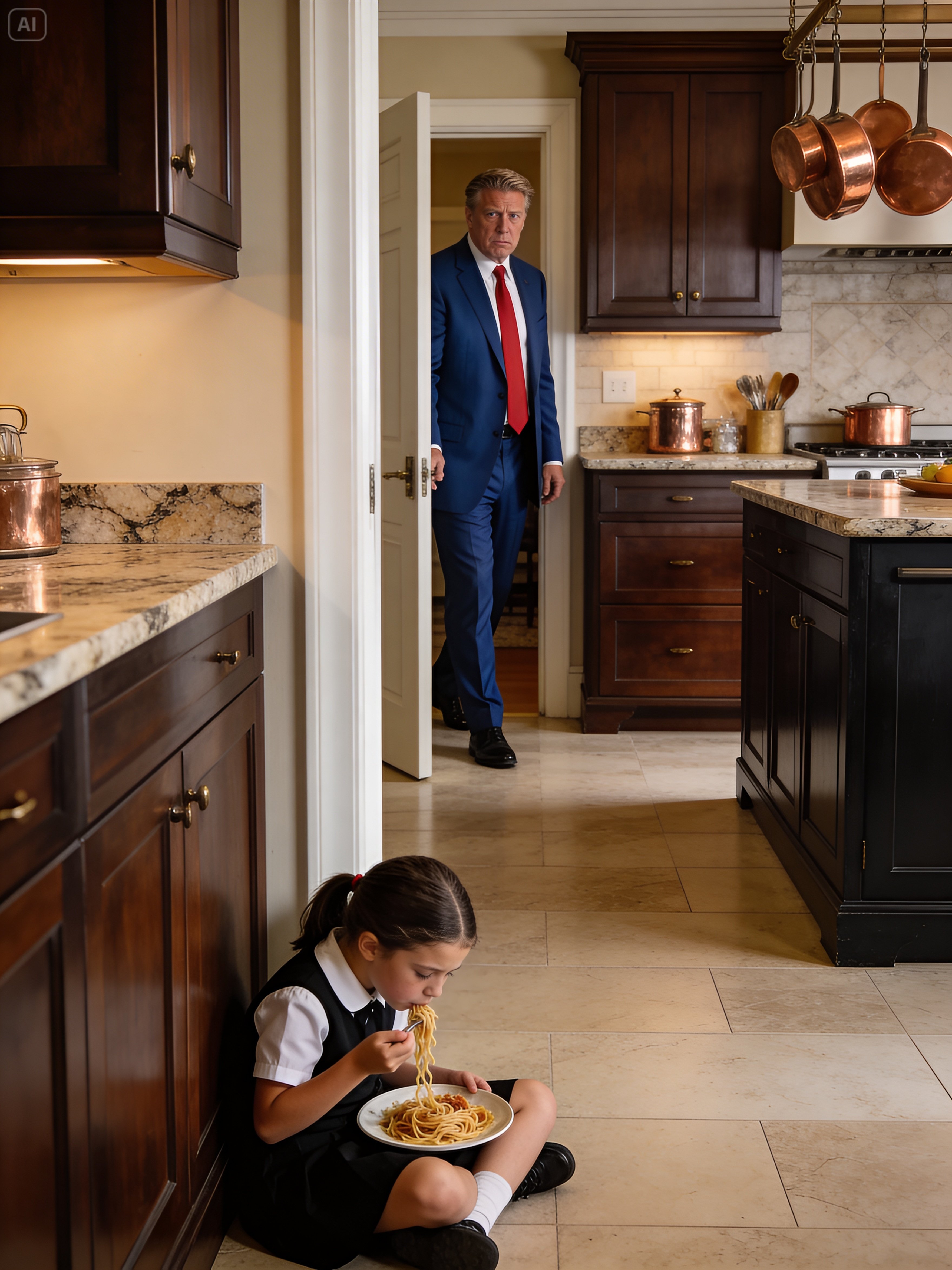 Billionaire Finds His Maid’s Daughter Hiding To Eat Leftovers — His Reaction Will Shock You