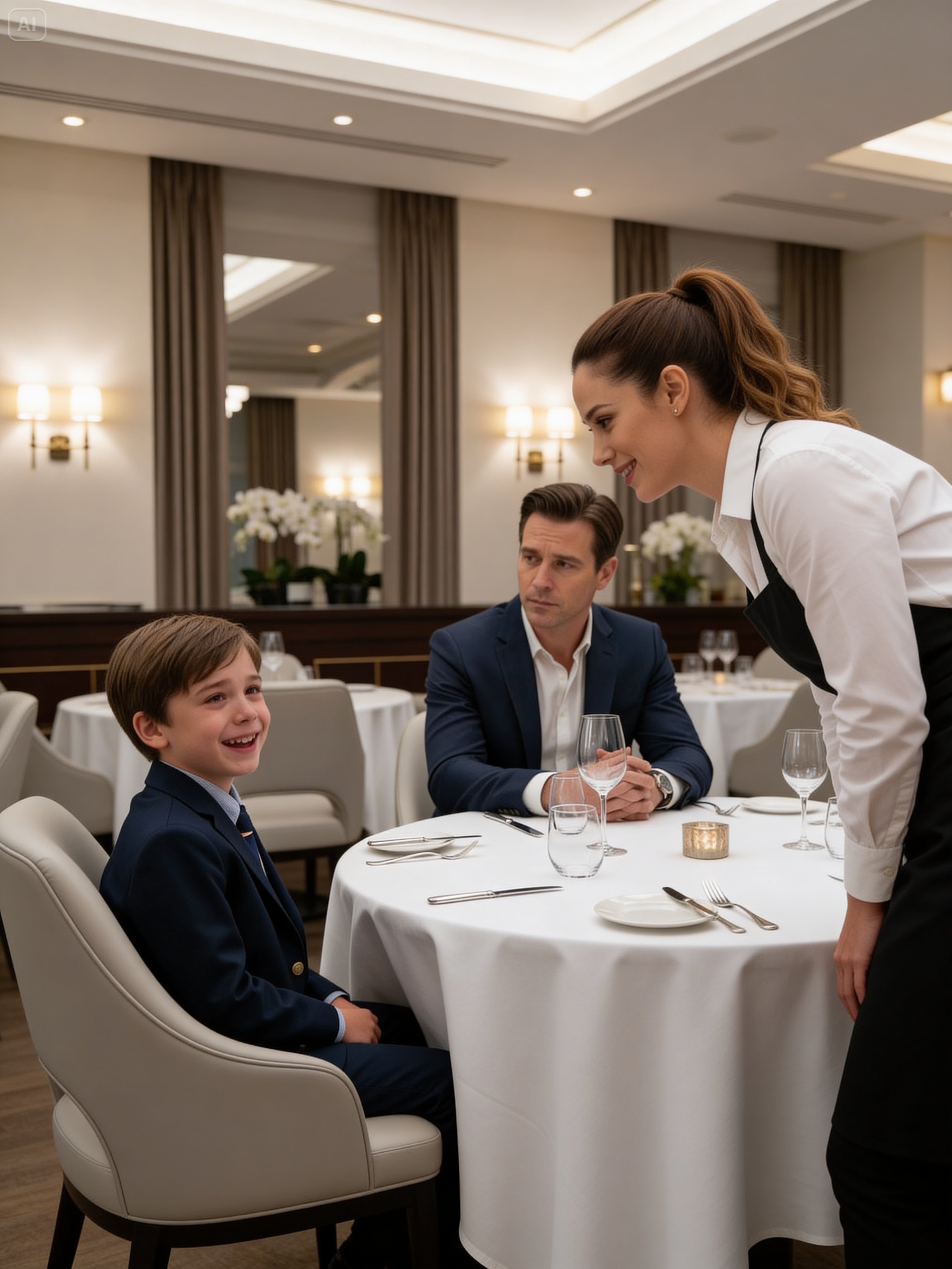 Billionaire’s Son Broke Down at Dinner — What the Waitress Whispered Changed Everything