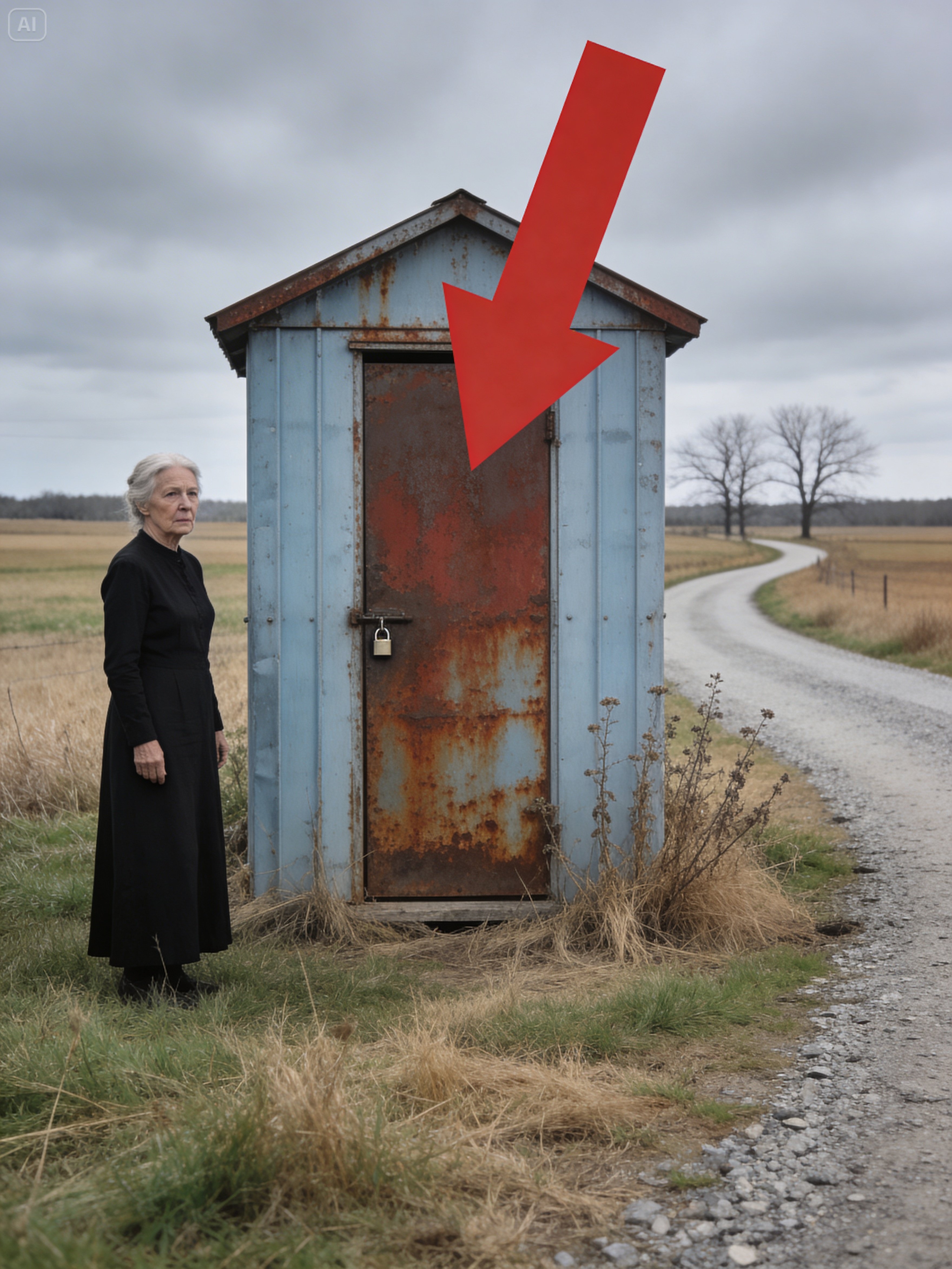 Her Late Husband Left Her a Rusty Shed — When She Turned the Key, Her Life Changed Forever!