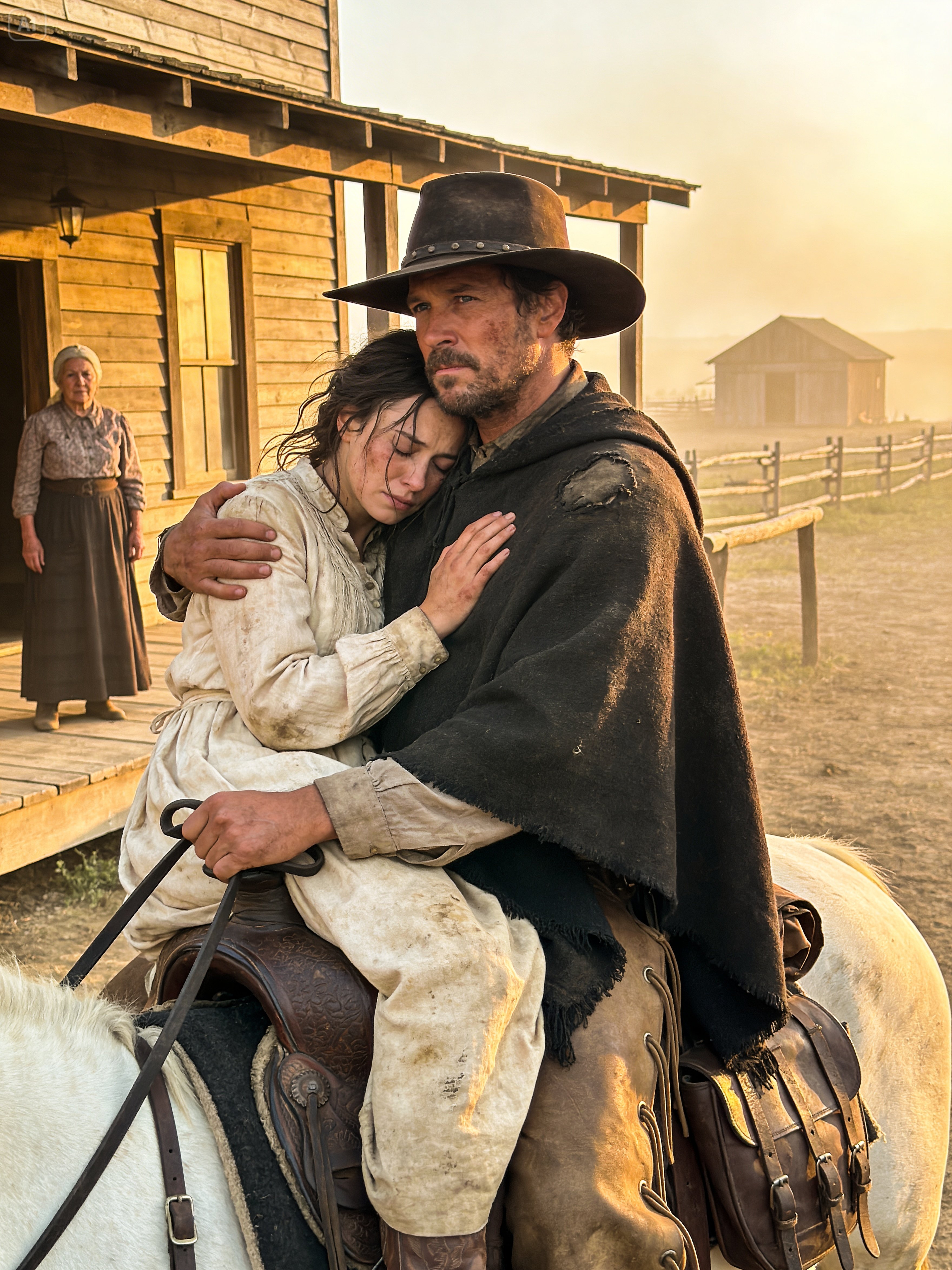 She Was Beaten And Left On The Side Of The Road, A Cowboy Found Her And Brought Her Back Home