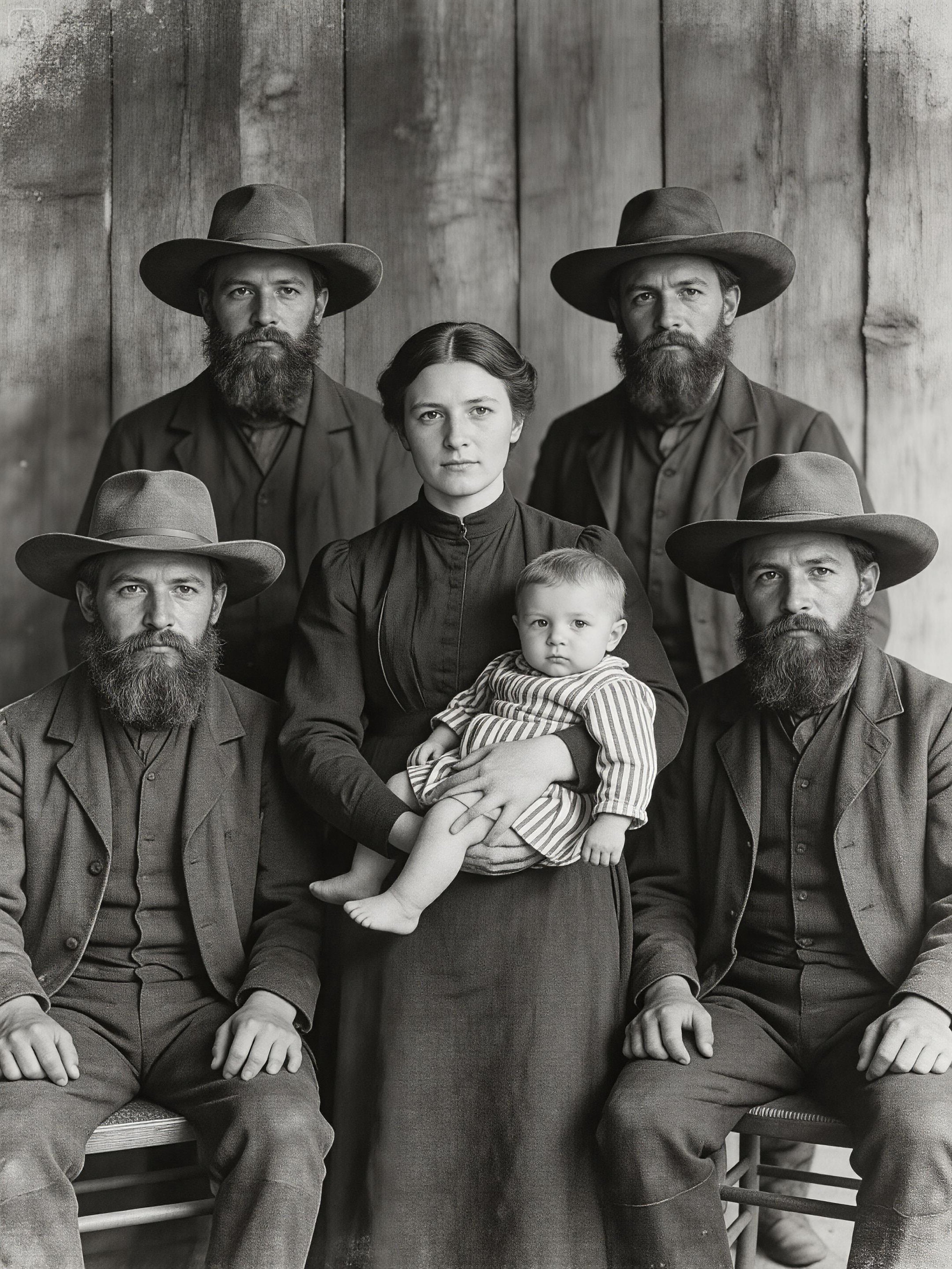 She Was Married to 4 Brothers Who All Took Turns — But Only One Could Give Her Children (1880s)