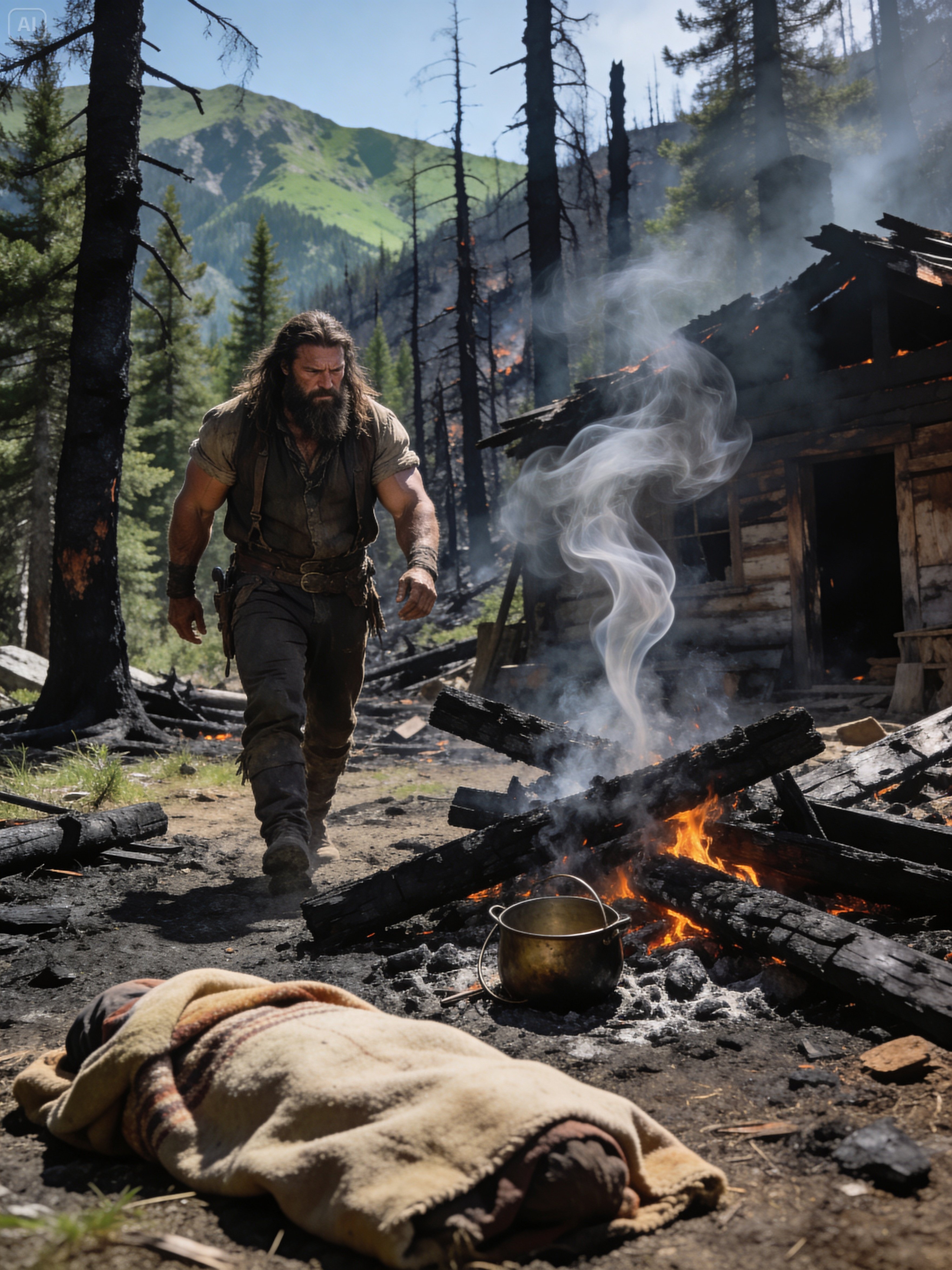 The Mountain Man Saw Smoke Beyond the Hills — What He Found There Stopped Him Cold