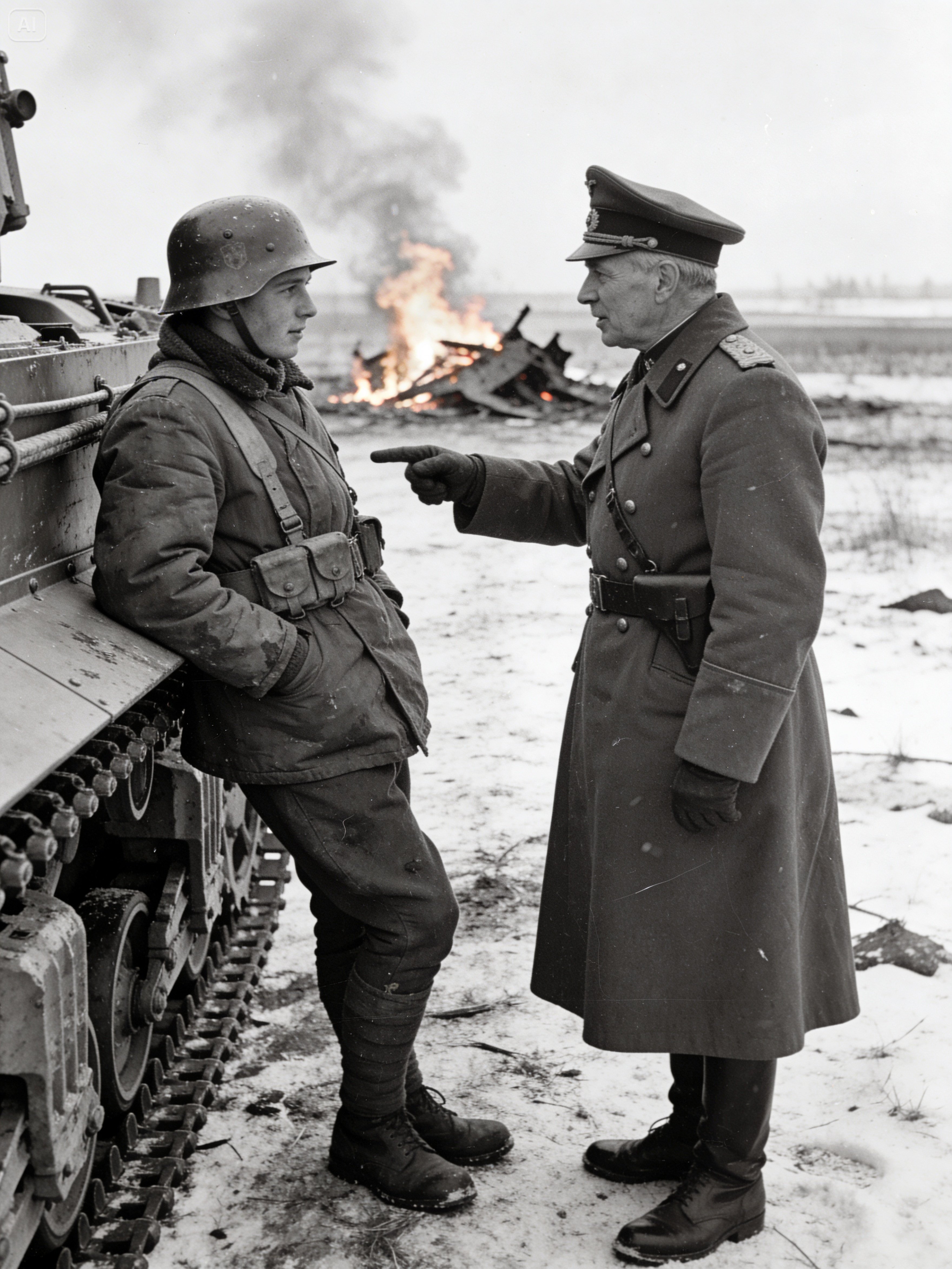 He Stole 40 Gallons of Enemy Paint — And Made 15 Shermans Disappear Into Snow.