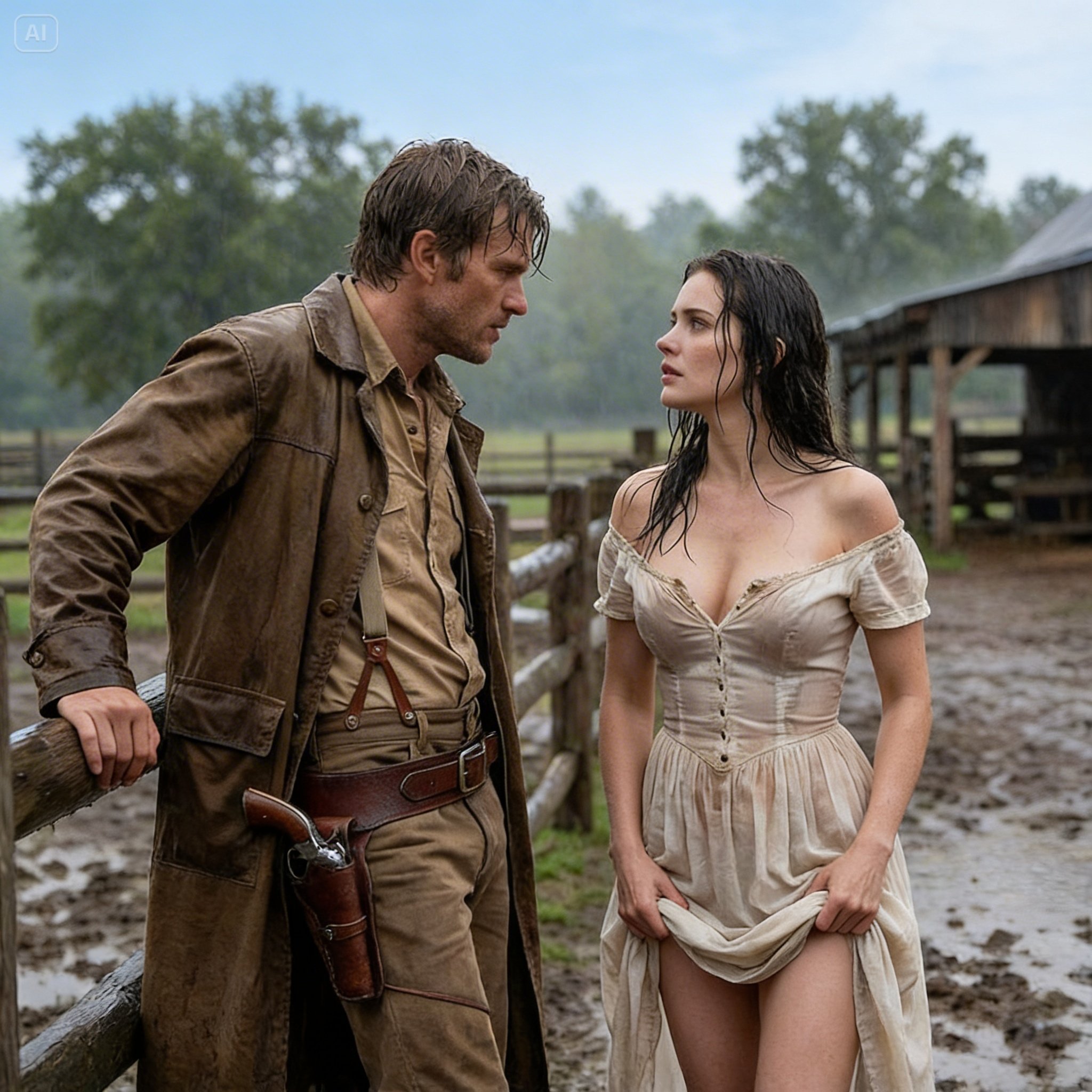 “You’re Getting Me All Wet!” she whispered — The Rancher Heated Her Up in Ways She Never Thought…