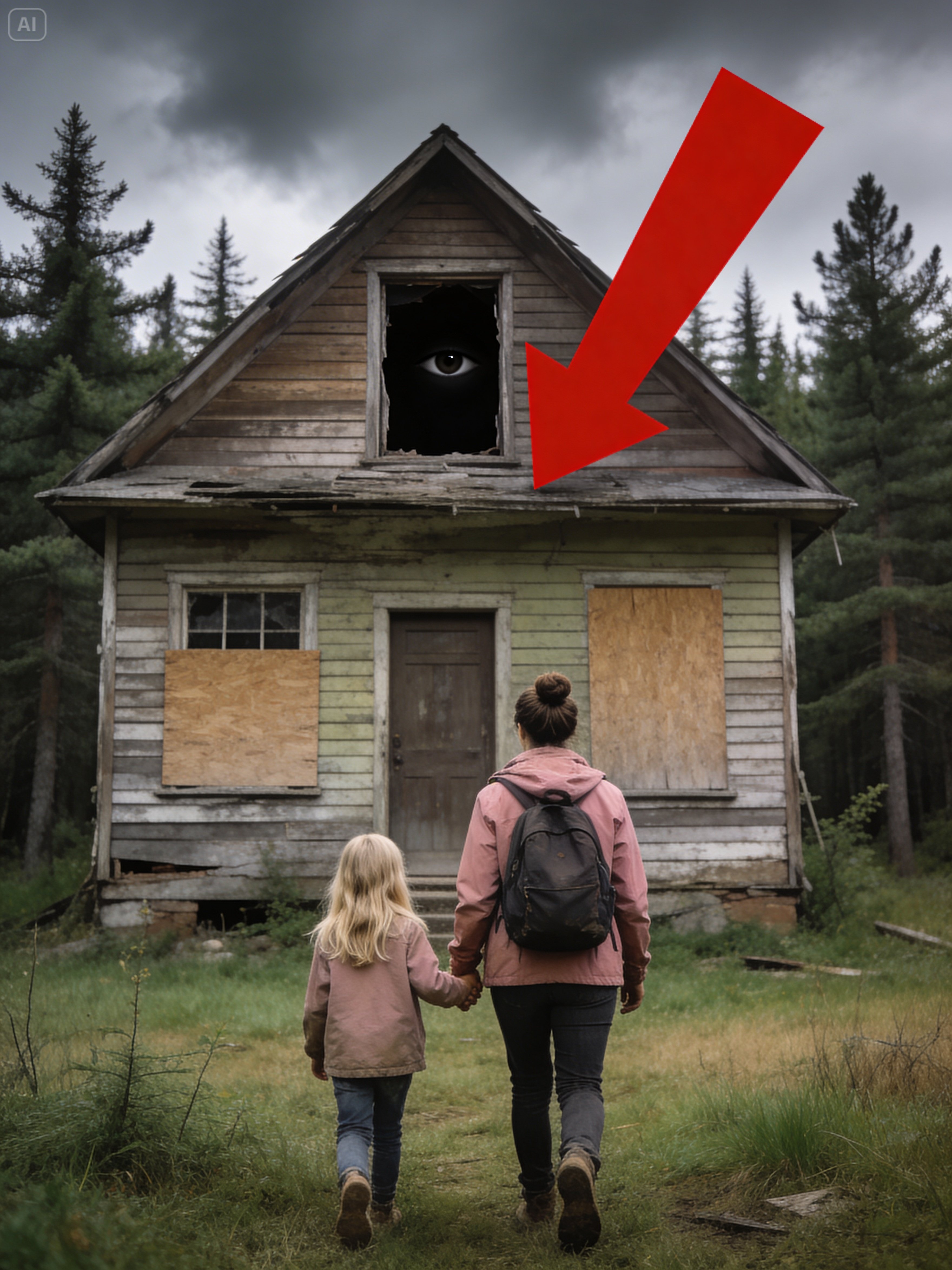 Homeless mom opens Grandma’s cabin locked for 25 years and fell to her knees at what she found!