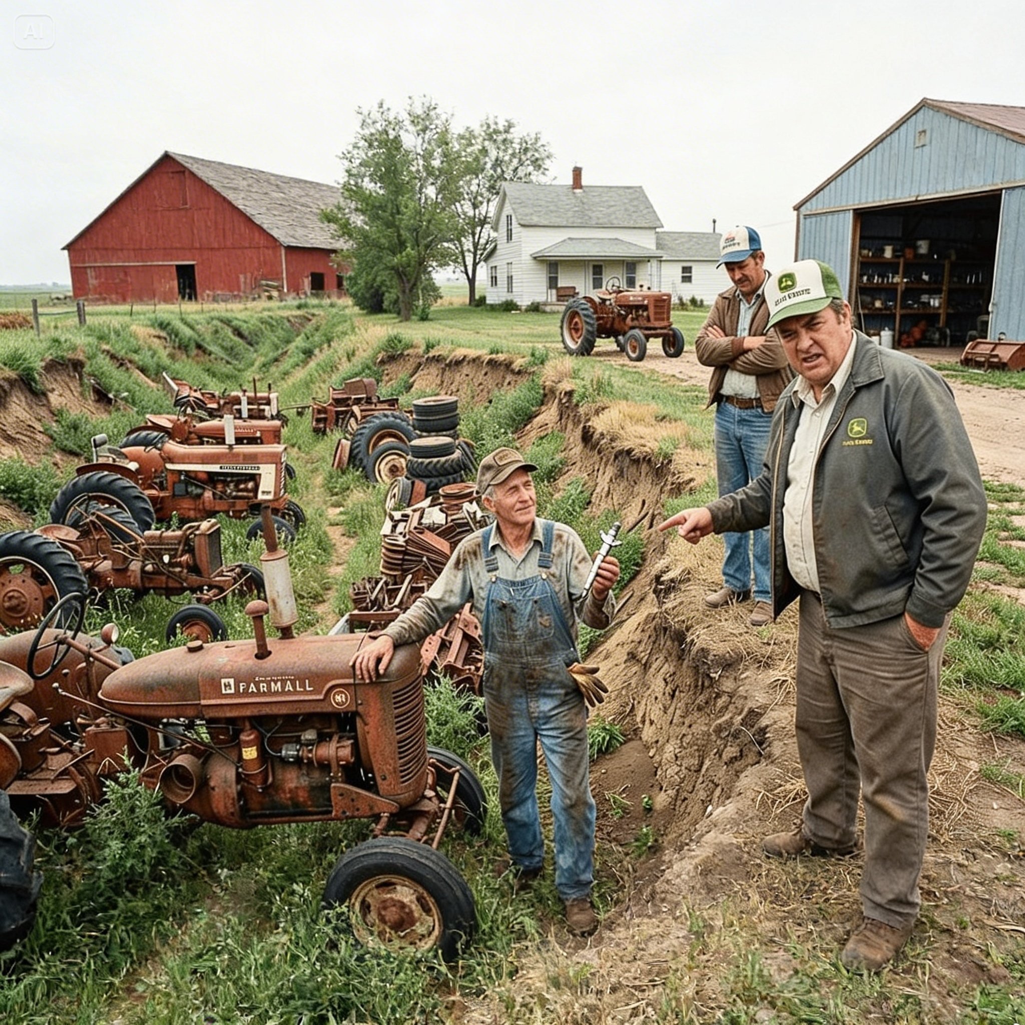 They Dumped Their Broken Tractors in His Ravine and Laughed — Then the Crisis Hit and He Was King