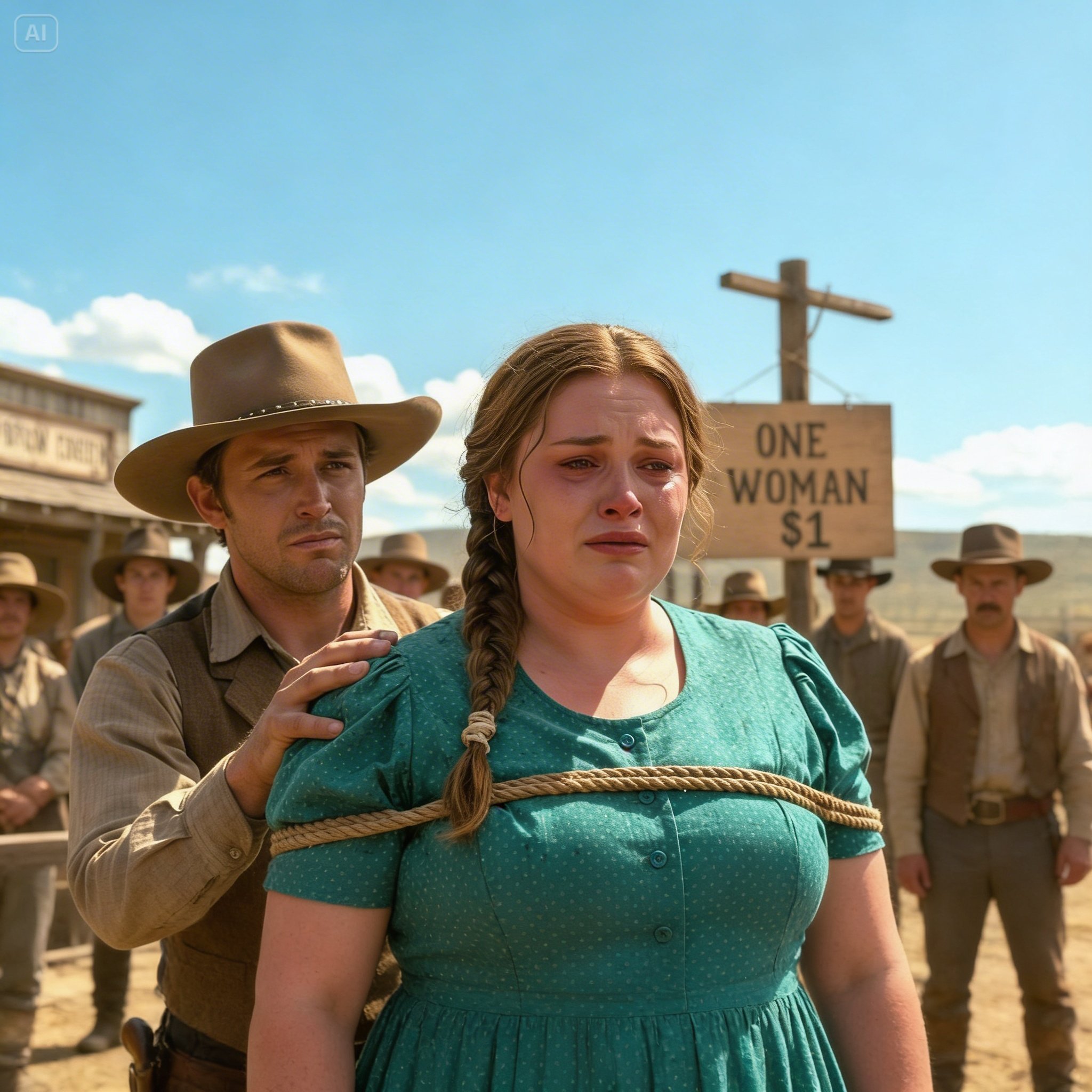 “I Didn’t Buy You, Mercy — I Saved You,” Said The Cowboy Who Saw The Fat Woman’s Worth