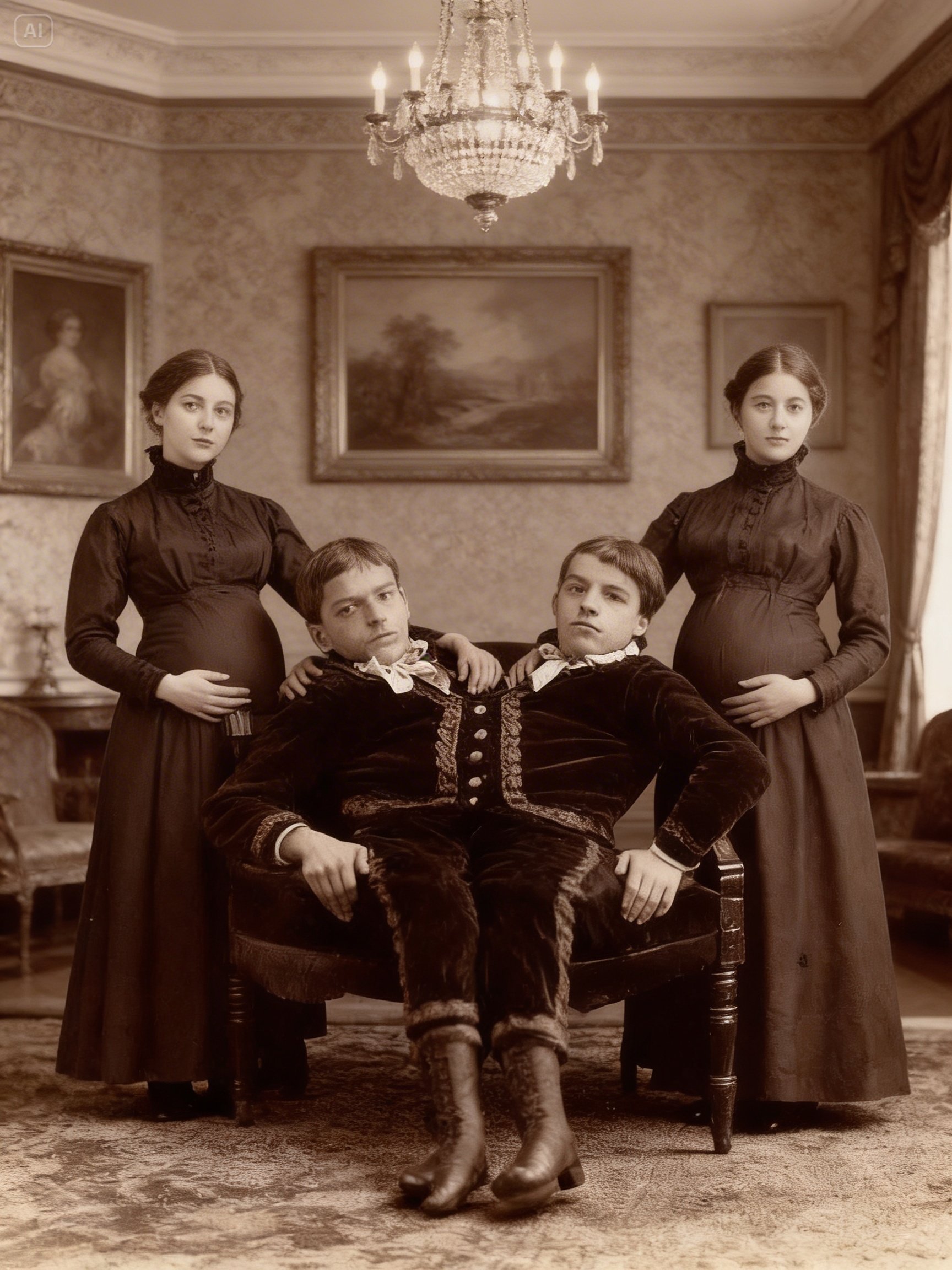 The Conjoined Brothers’ Horrible Sexual Practices–Married Their Own Sisters & Got Them Pregnant 1894